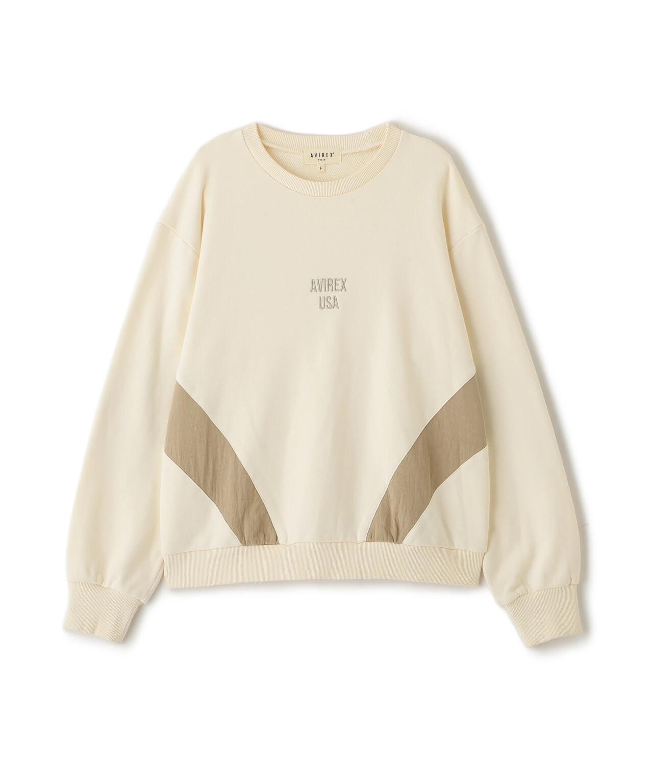 COLOR BLOCK MILITARY PULLOVER