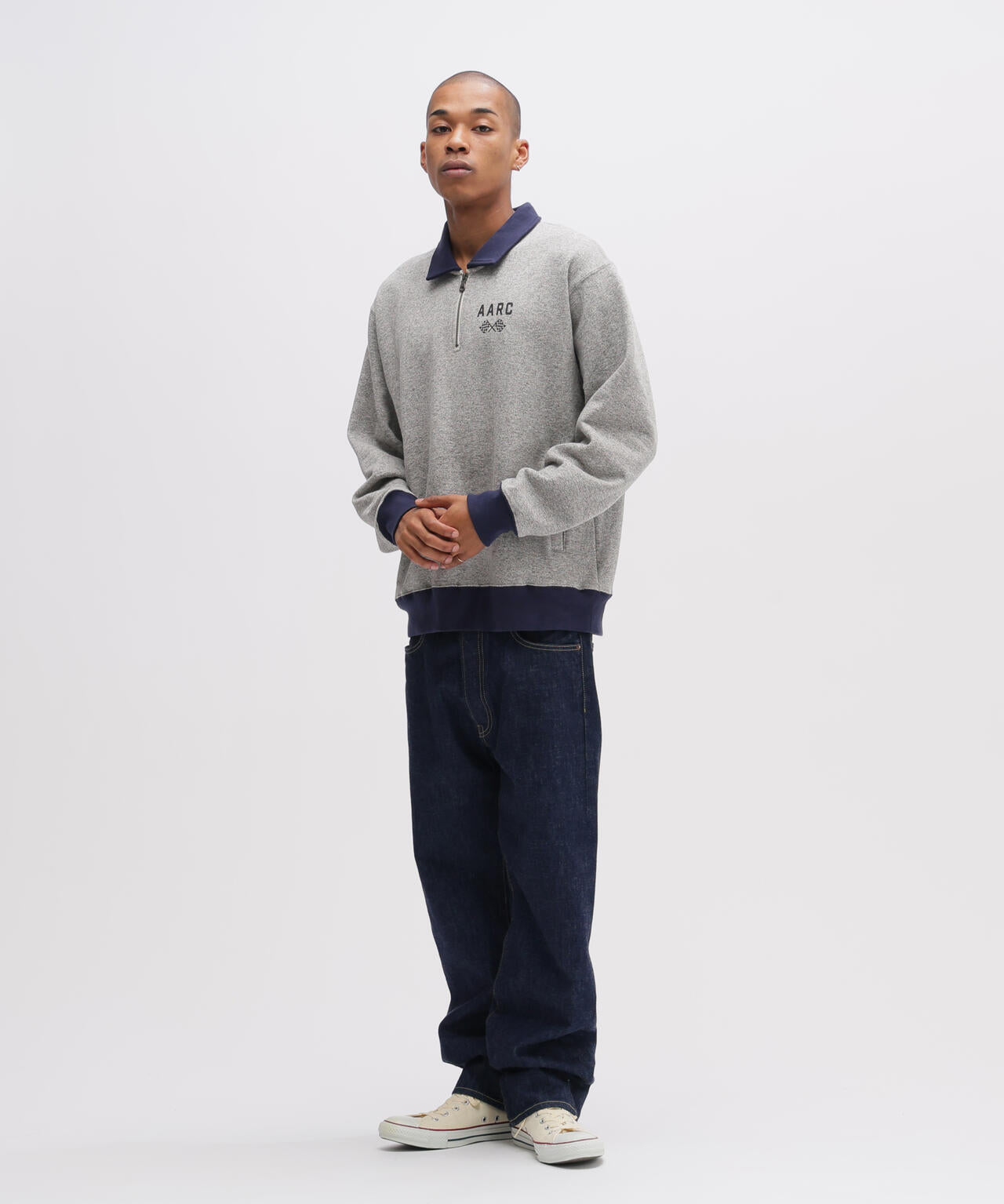 《A.A.R.C》HALF ZIP SWEAT
