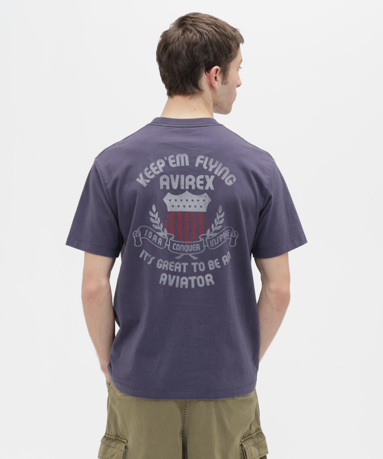 PRINT T-SHIRT ”KEEP EM FLYING”