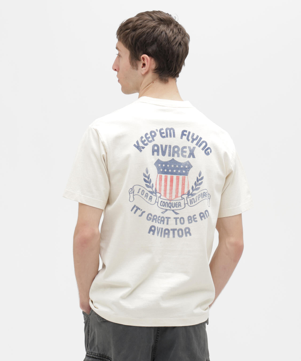 PRINT T-SHIRT ”KEEP EM FLYING”