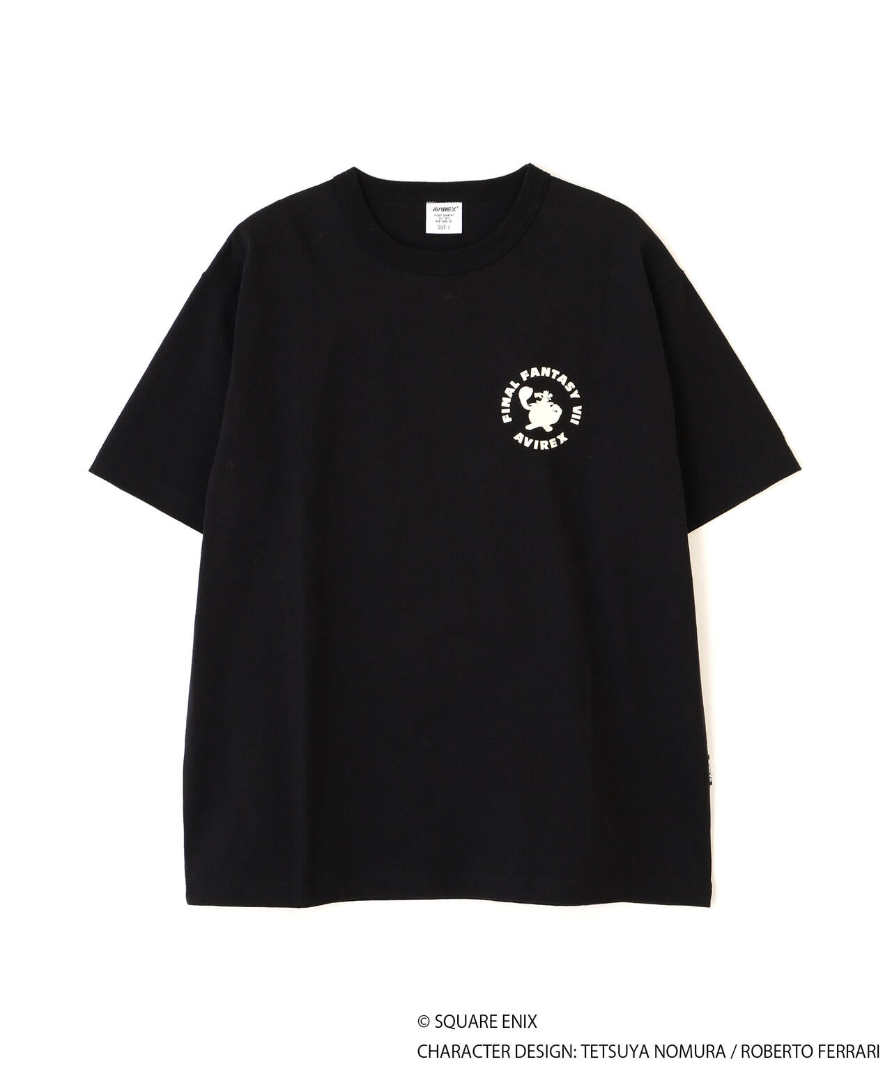 《AVIREX × FINAL FANTASY VII REMAKE》CREW NECK T-SHIRT ”CaitSith&MOOGLE”