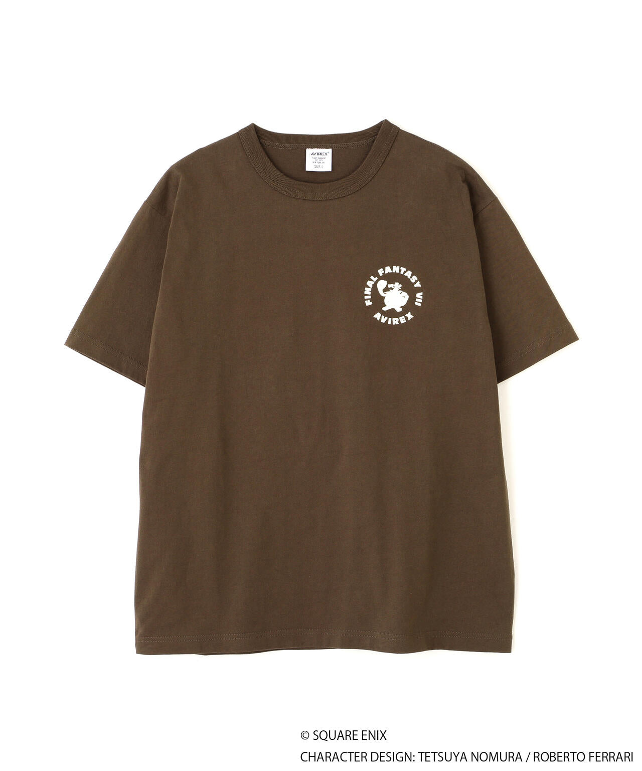 《AVIREX × FINAL FANTASY VII REMAKE》CREW NECK T-SHIRT ”CaitSith&MOOGLE”