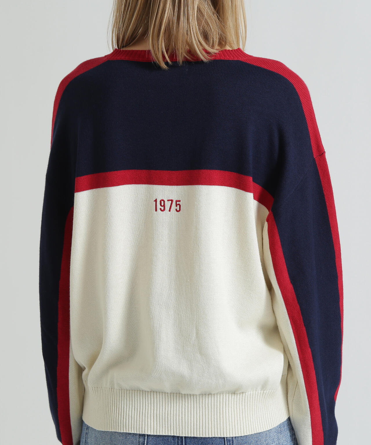 MULTI-TONE KNIT PULLOVER