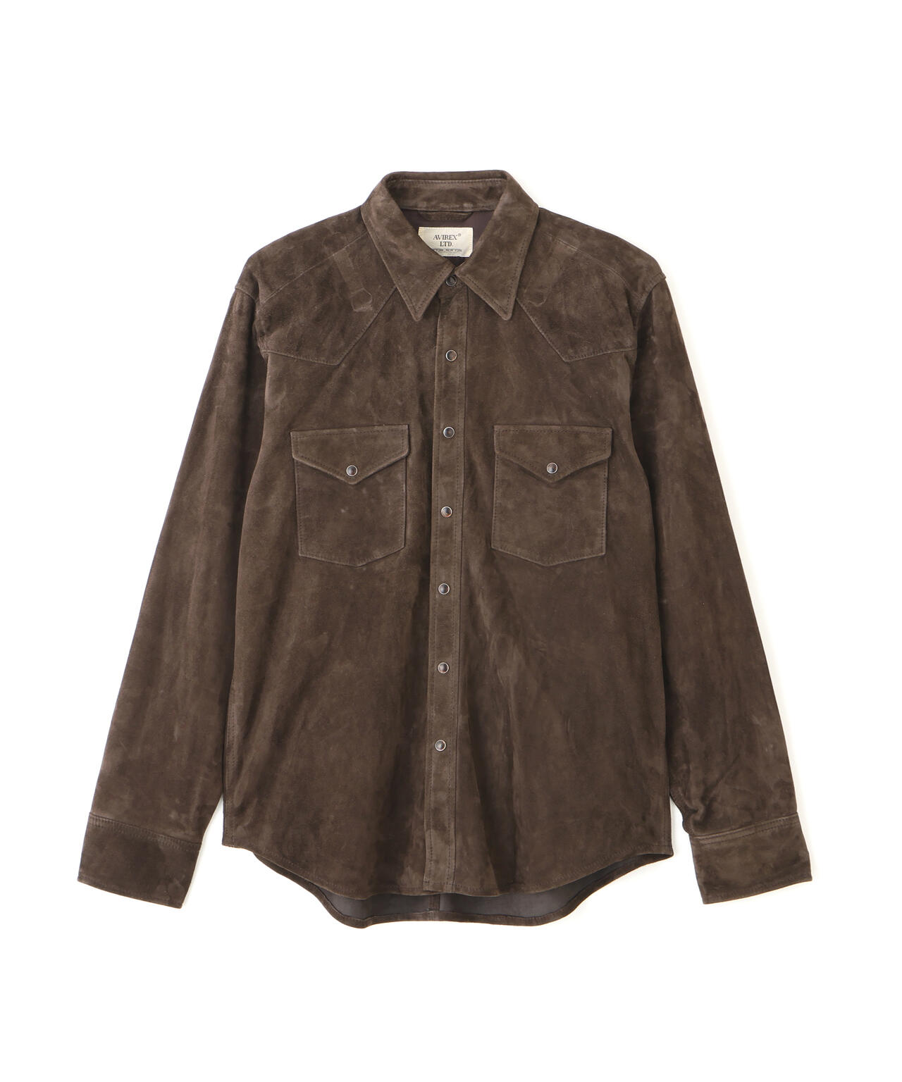 GOAT SUEDE WESTERN SHIRT