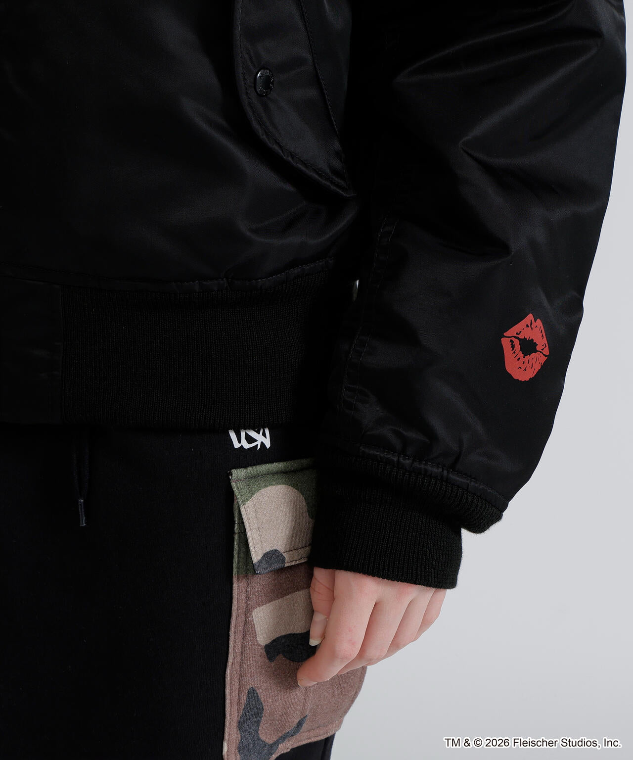 《AVIREX × Betty Boop》LIGHT MA-1