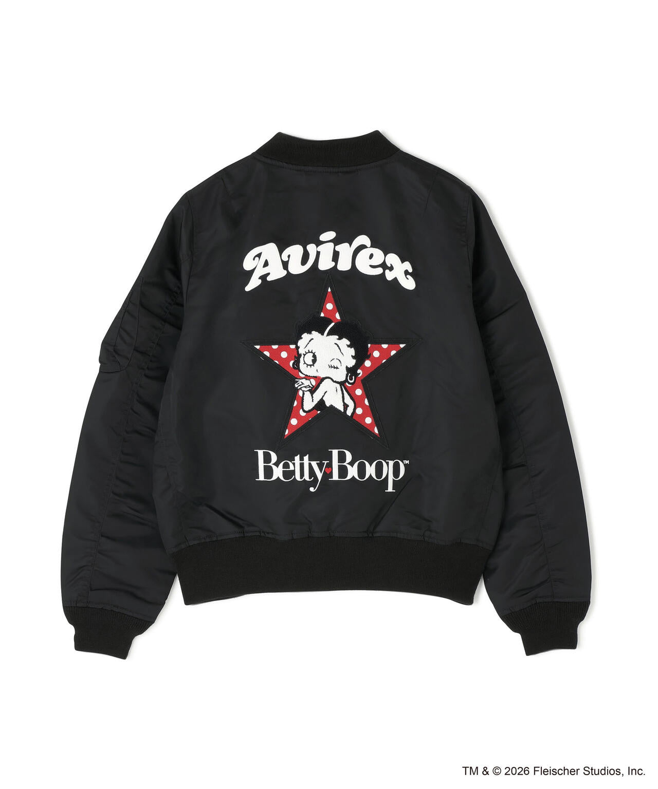 《AVIREX × Betty Boop》LIGHT MA-1