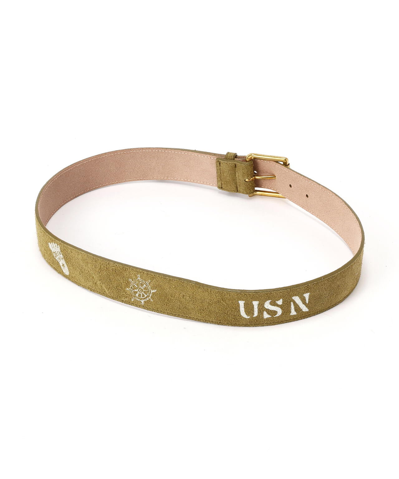 JAPAN MADE SUEDE BELT ”USN”