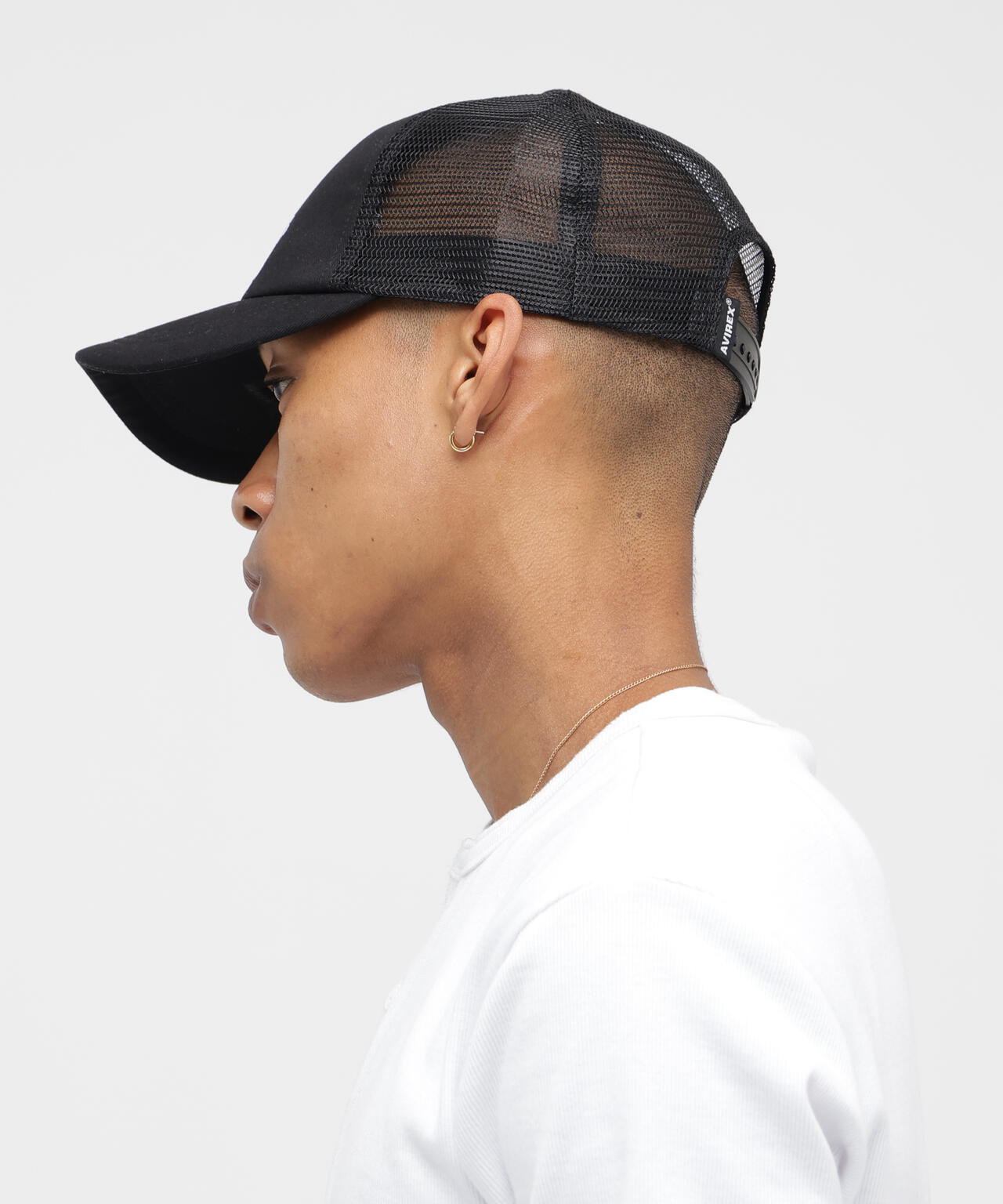 VARSITY LOGO TWILL MESH CAP