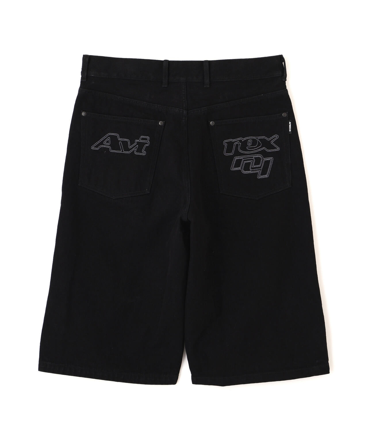 GOALERS EMBROIDERY DENIM SHORTS