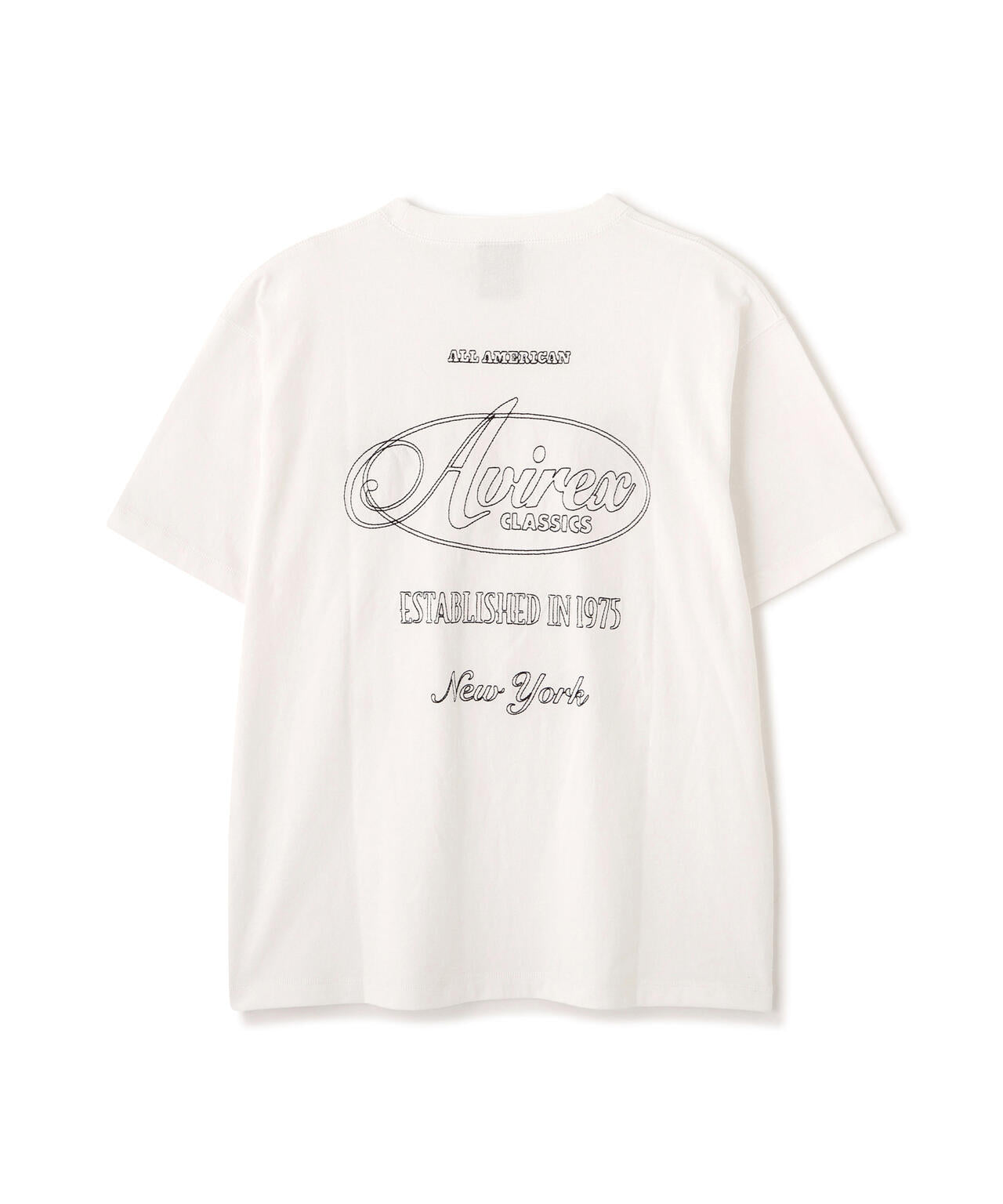 STITCH EMBROIDERY LOGO T-SHIRT