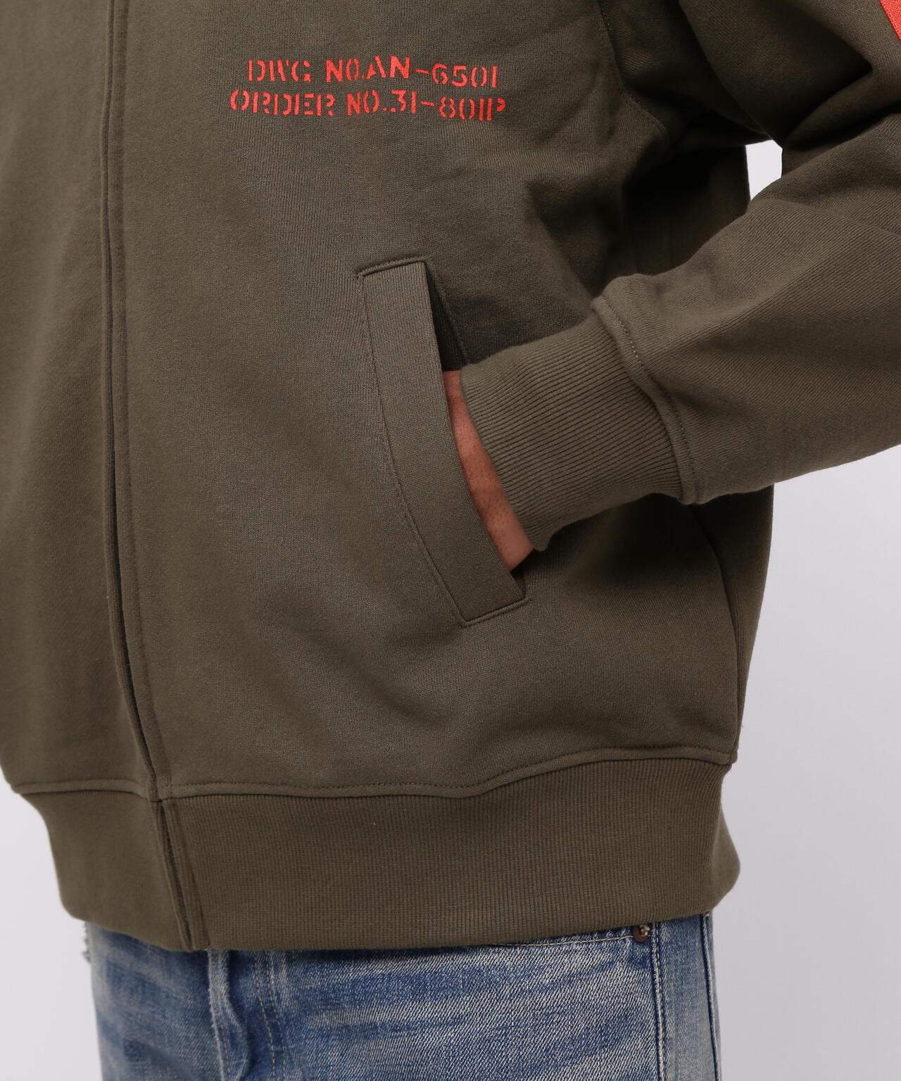 《WEB&DEPOT限定》REMODEL DESIGN STAND ZIP SWEAT