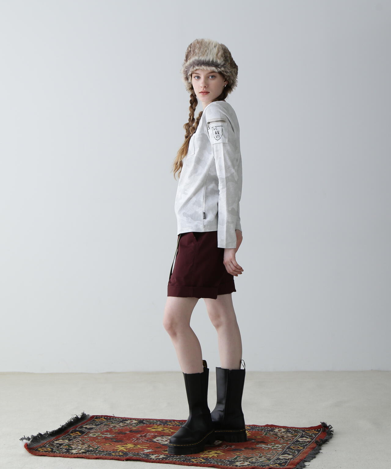 《WOMAN》FATIGUE L/S T-SHIRT