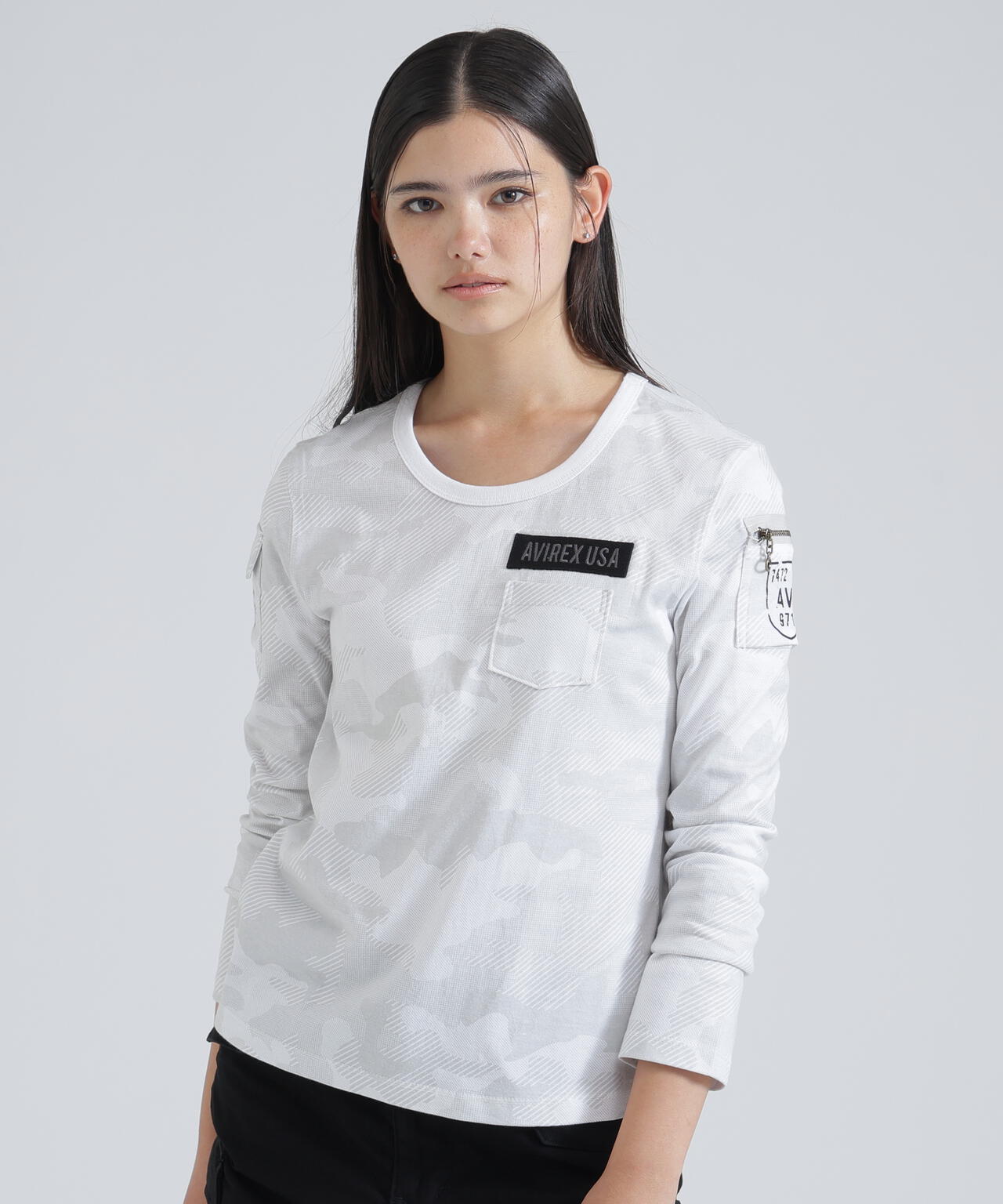 《WOMAN》FATIGUE L/S T-SHIRT