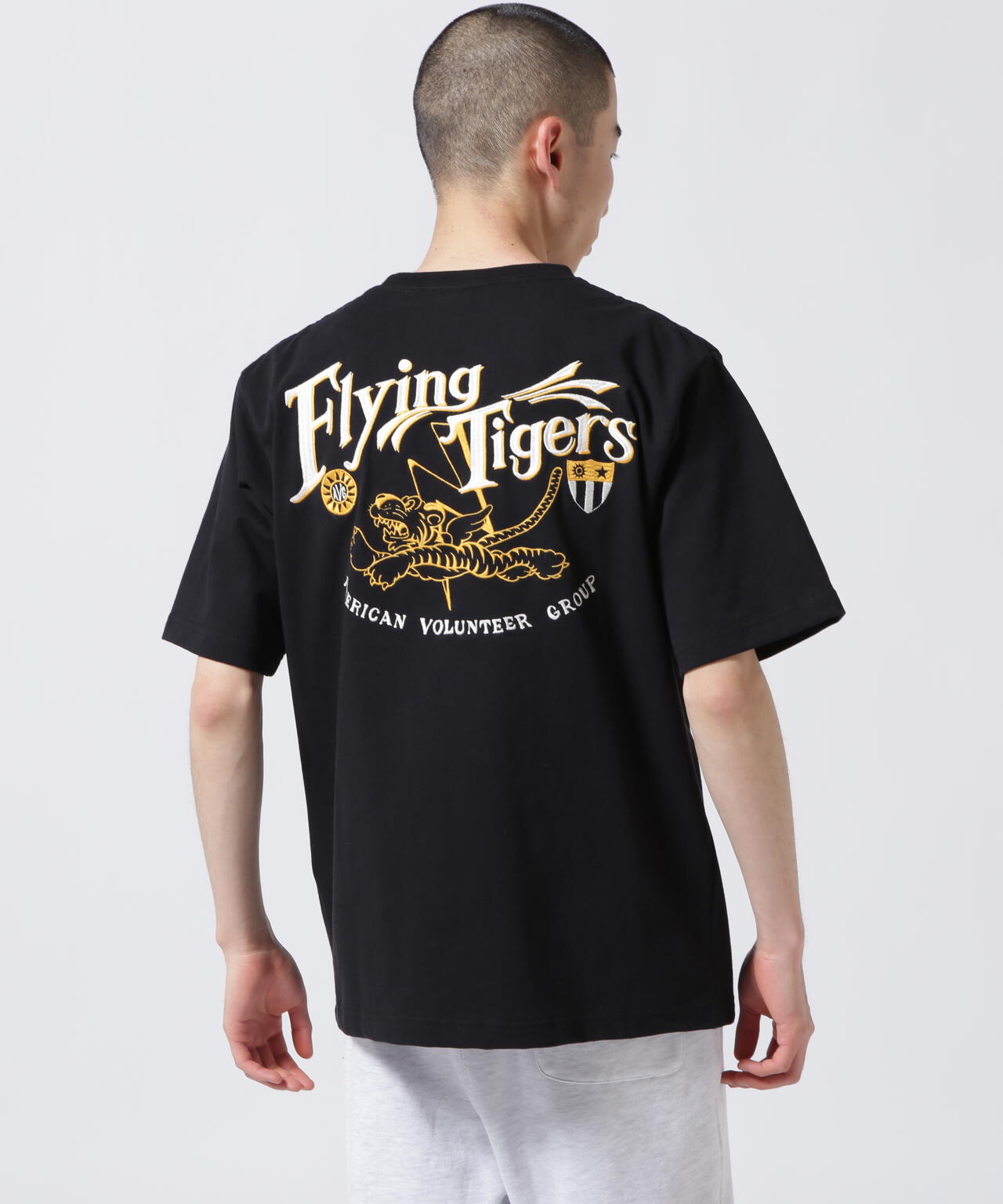 《WEB&DEPOT限定》EMBROIDERY T-SHIRT FLYING TIGERS