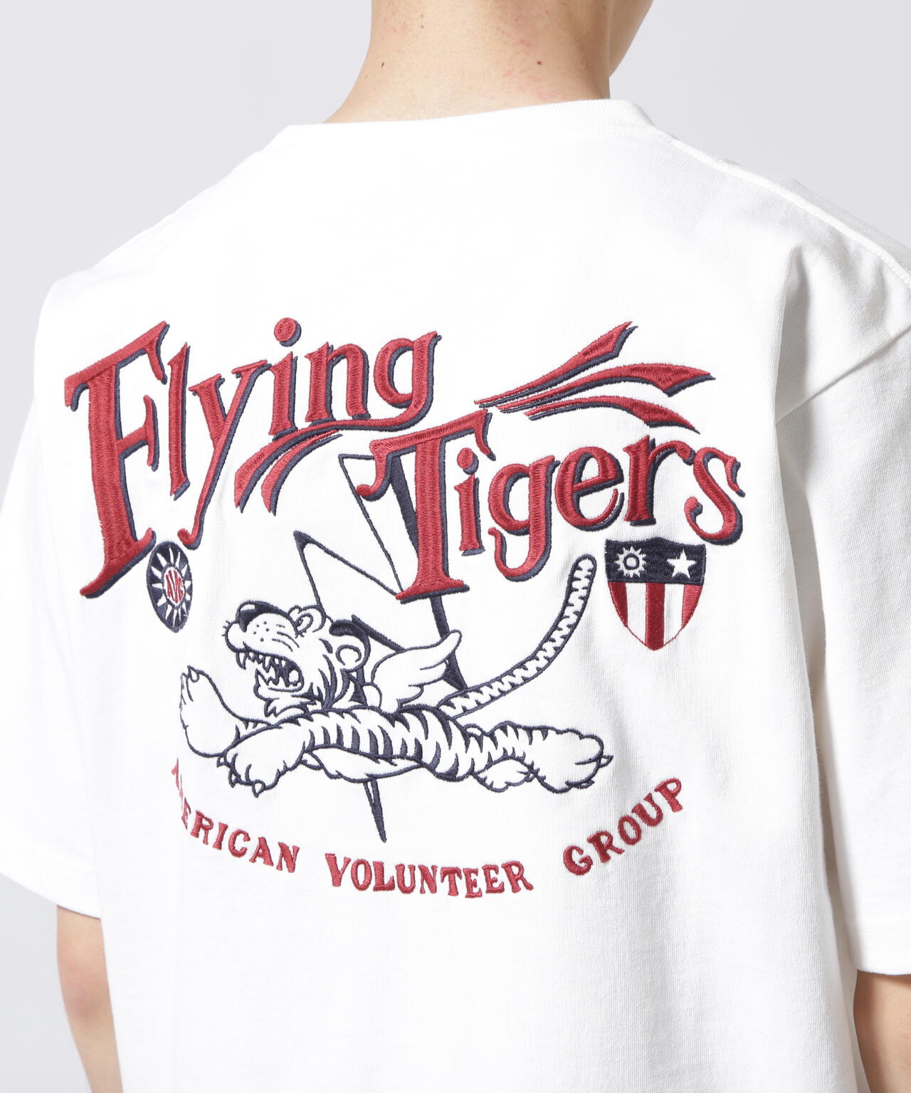 《WEB&DEPOT限定》EMBROIDERY T-SHIRT FLYING TIGERS