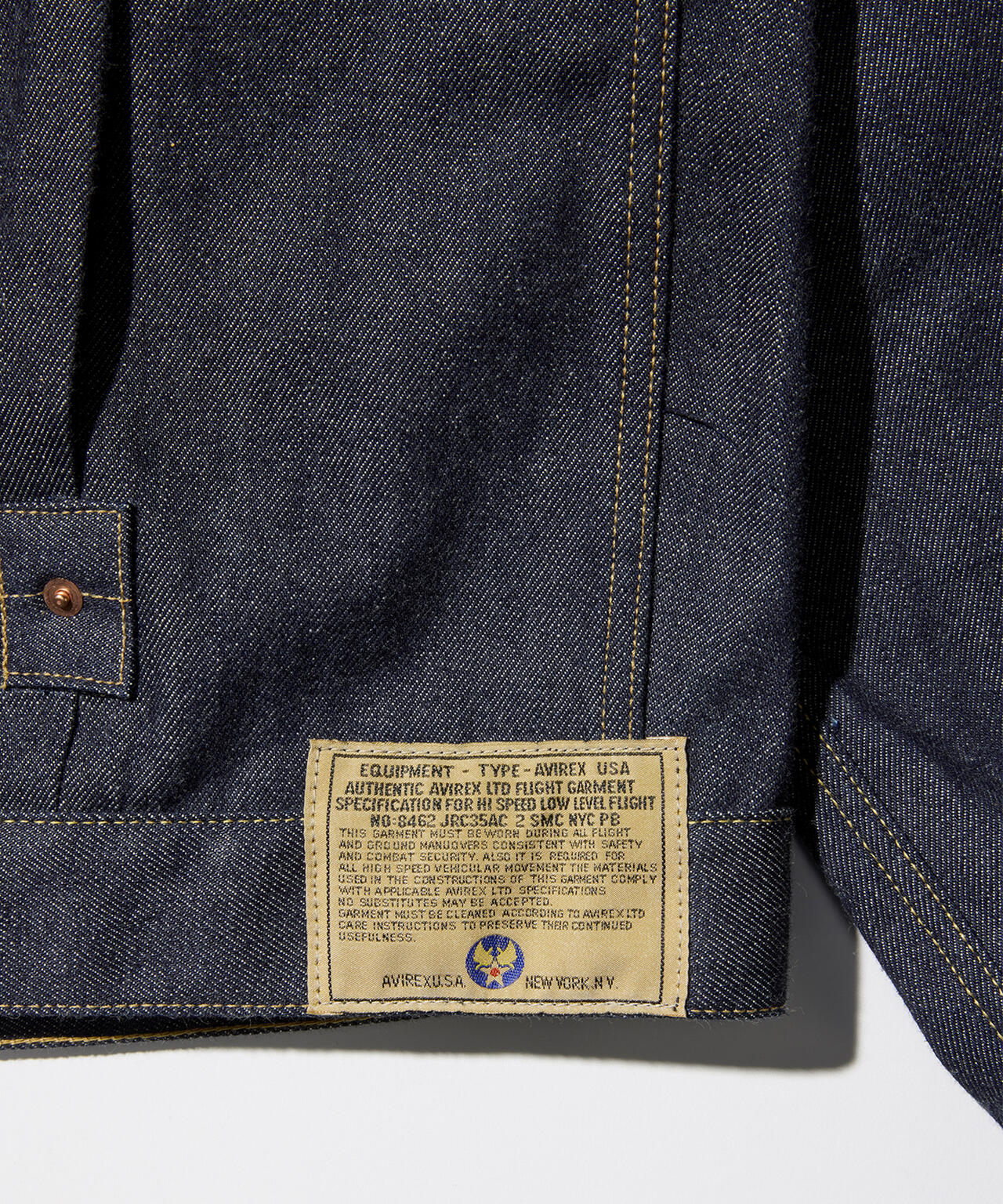 AVIREX HERITAGE DENIM Type-1 JACKET ”LEATHER”