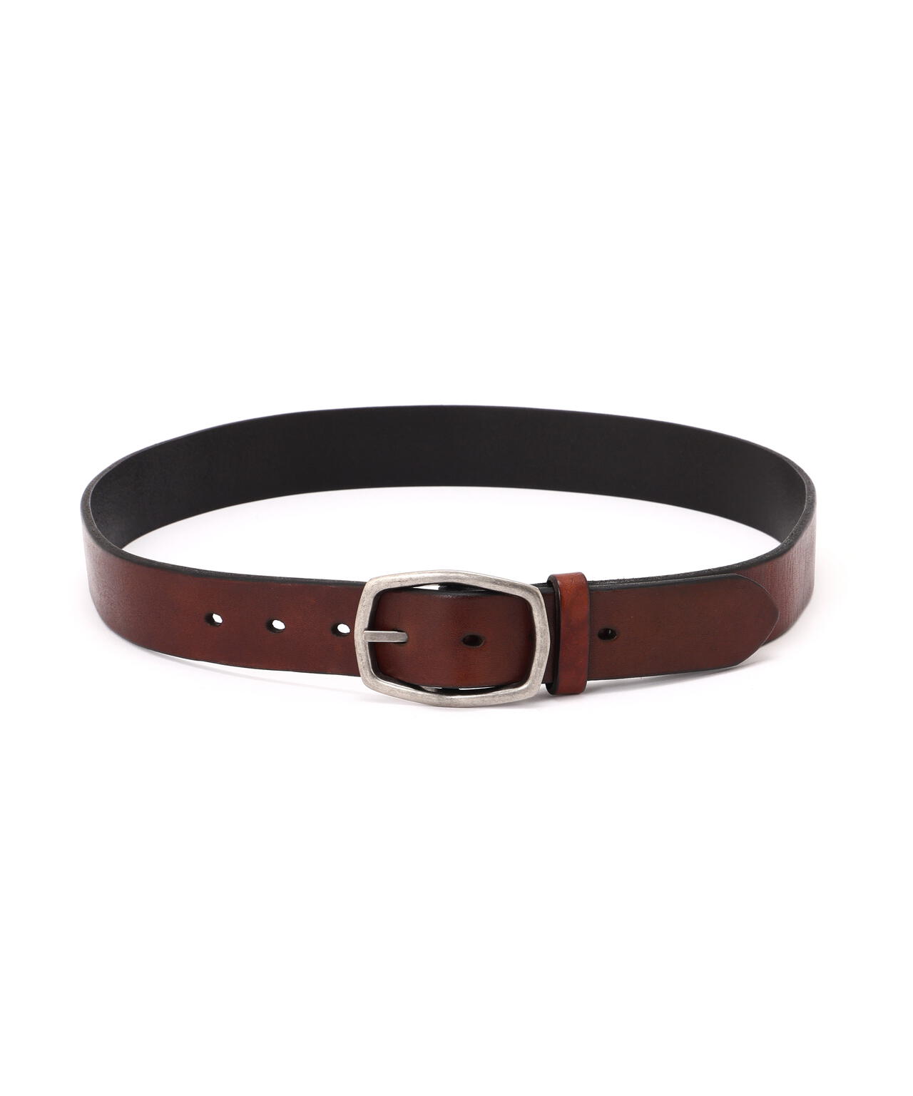 《直営店限定》COW LEATHER BELT DOUBLE PIN