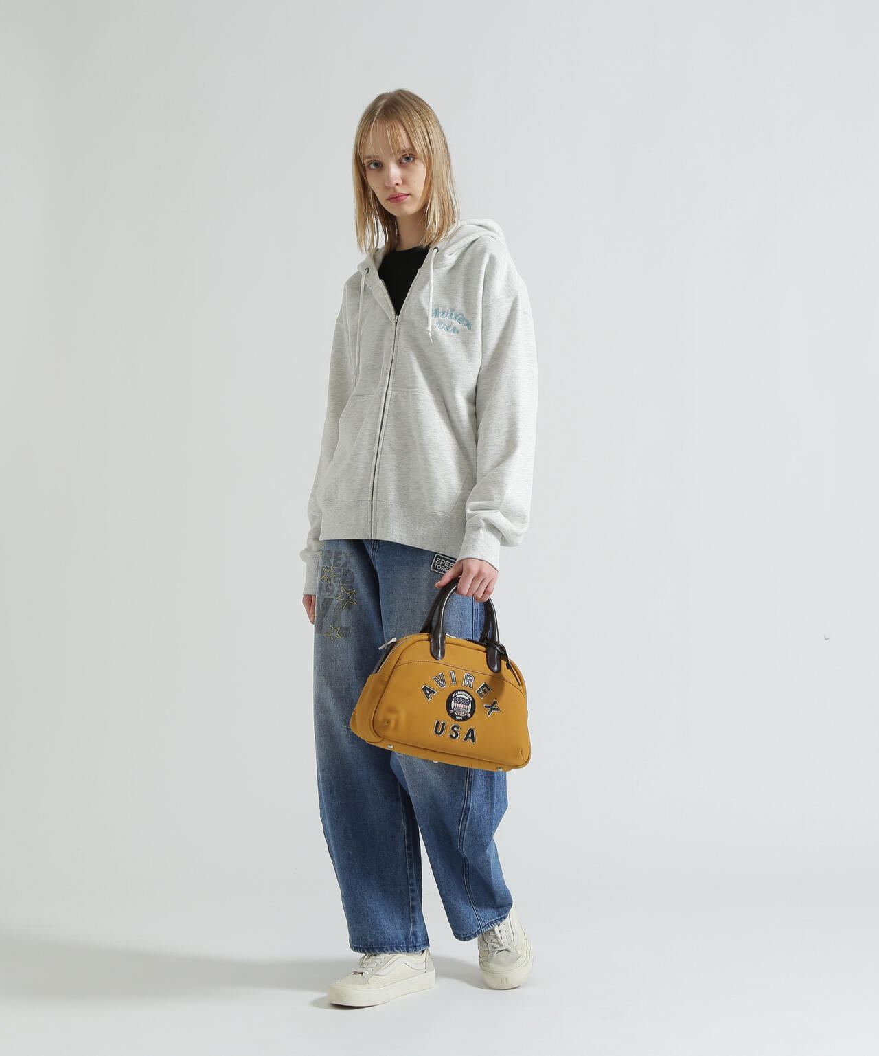 《直営店限定》LX VARSITY LEATHER MINI BOSTON BAG