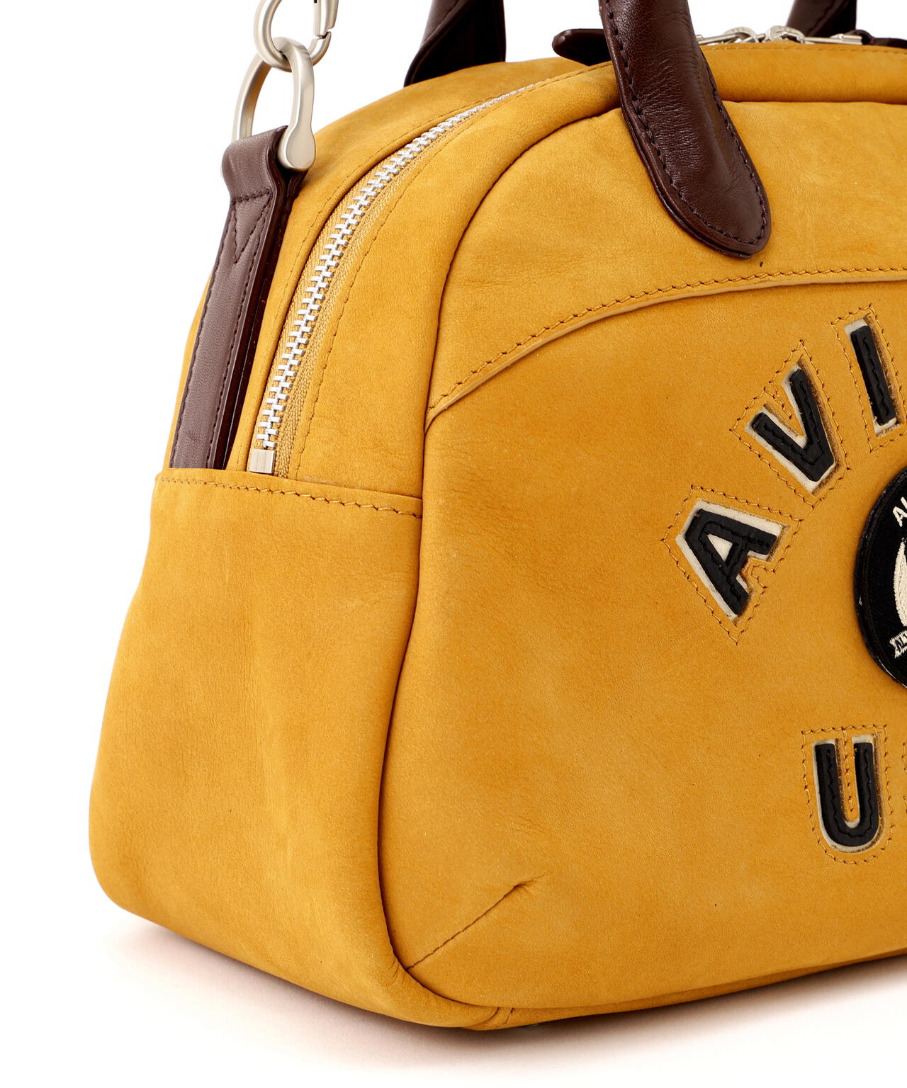《直営店限定》LX VARSITY LEATHER MINI BOSTON BAG
