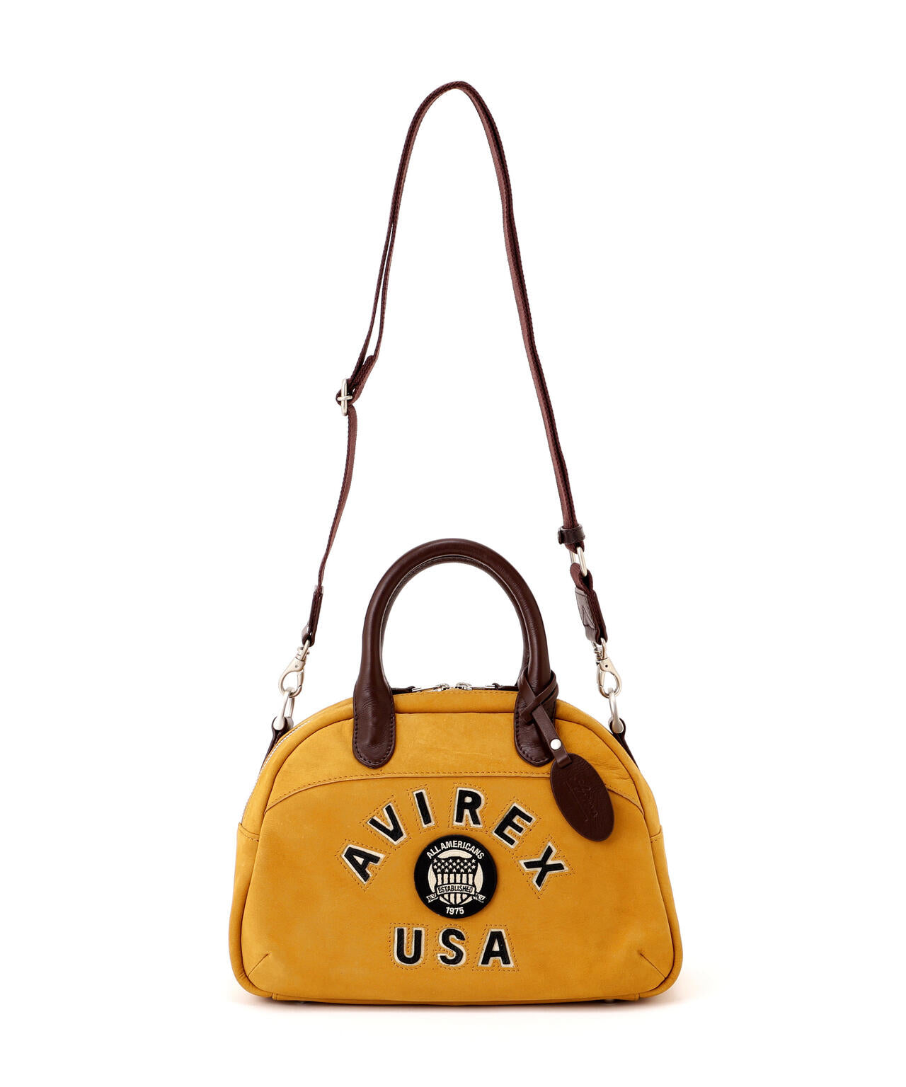 《直営店限定》LX VARSITY LEATHER MINI BOSTON BAG