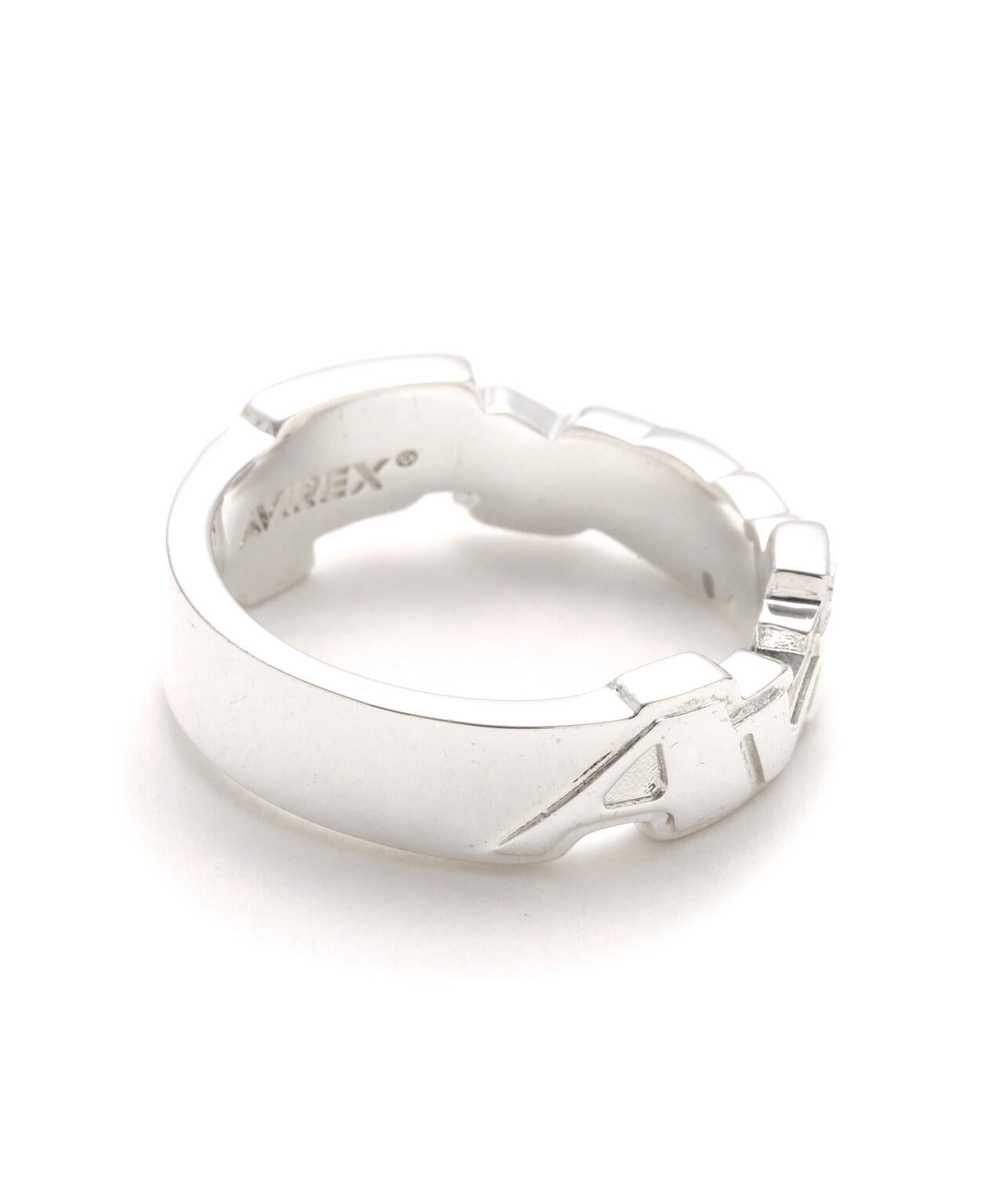 《AVIREX by J.H.M CO.,LTD.》GOALERS SIGNATURE LOGO RING