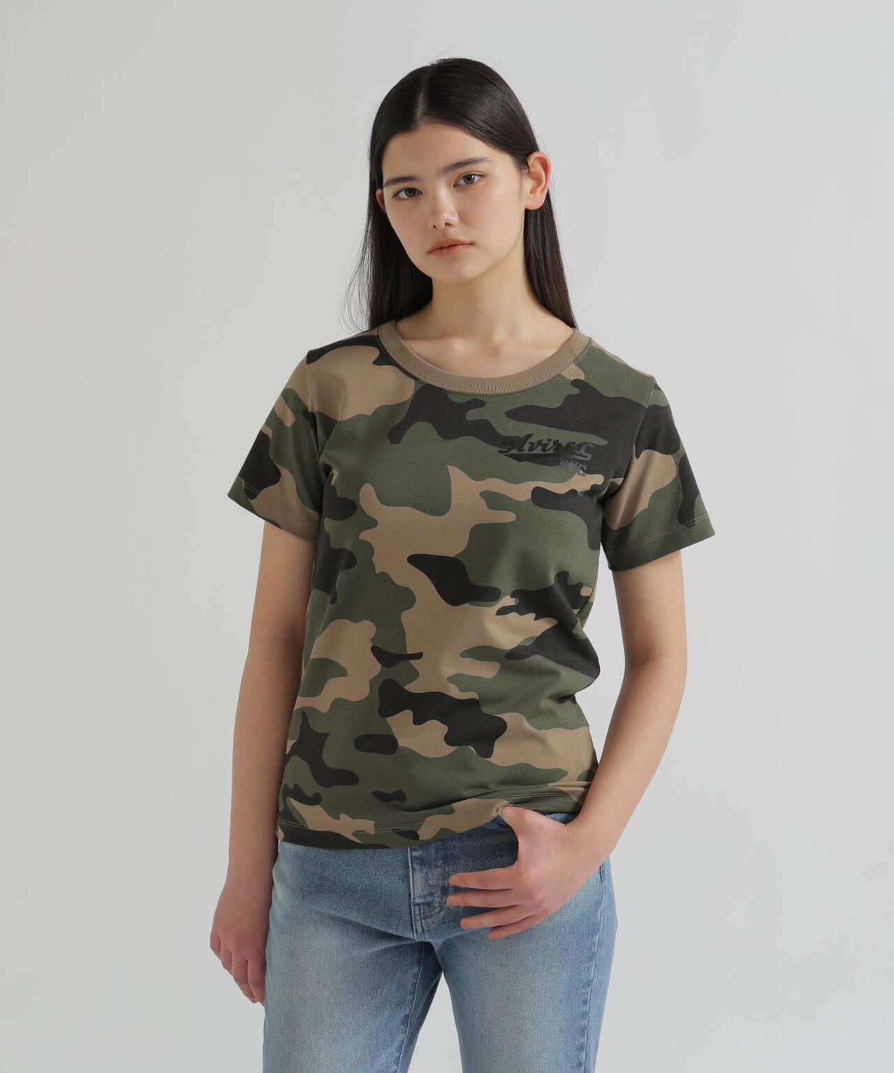 《WEB&DEPOT限定》S/S CREW NECK T STAR SPANGLED BANNER/クルーネック Tシャツ 星条旗