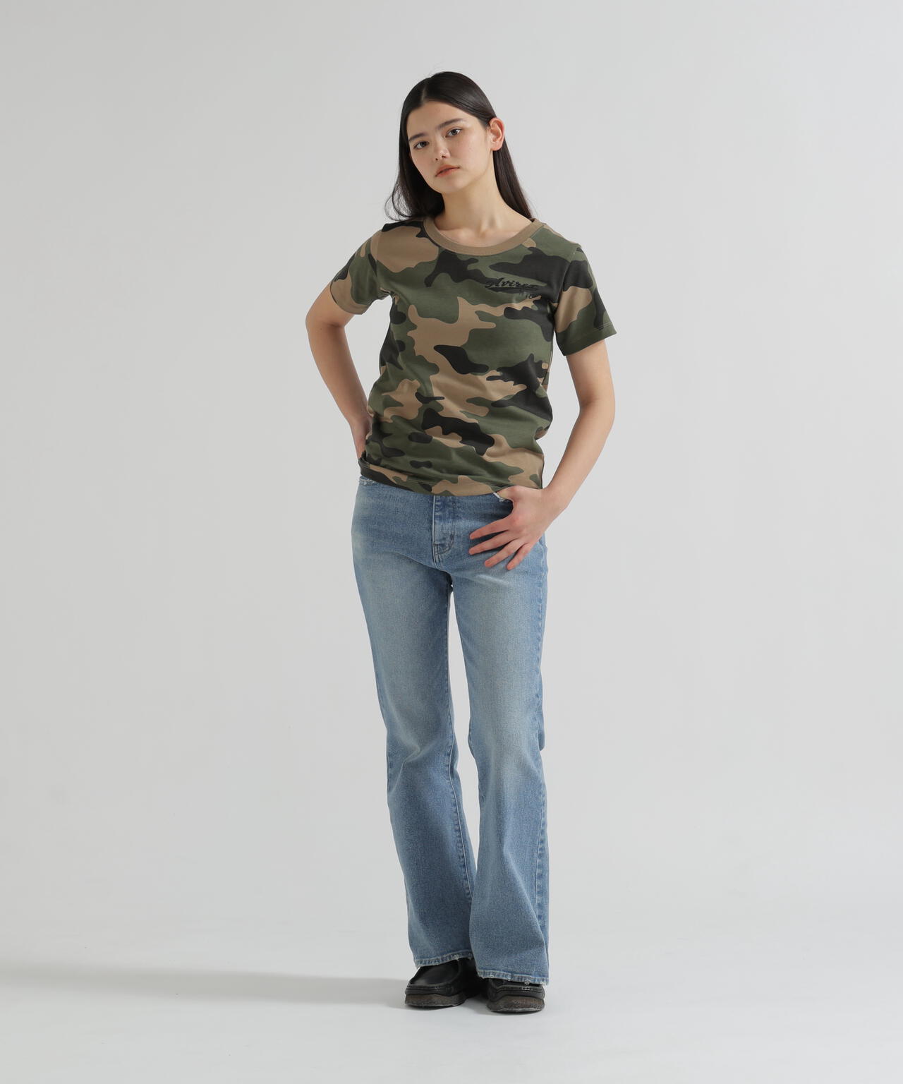 《WEB&DEPOT限定》S/S CREW NECK T STAR SPANGLED BANNER/クルーネック Tシャツ 星条旗
