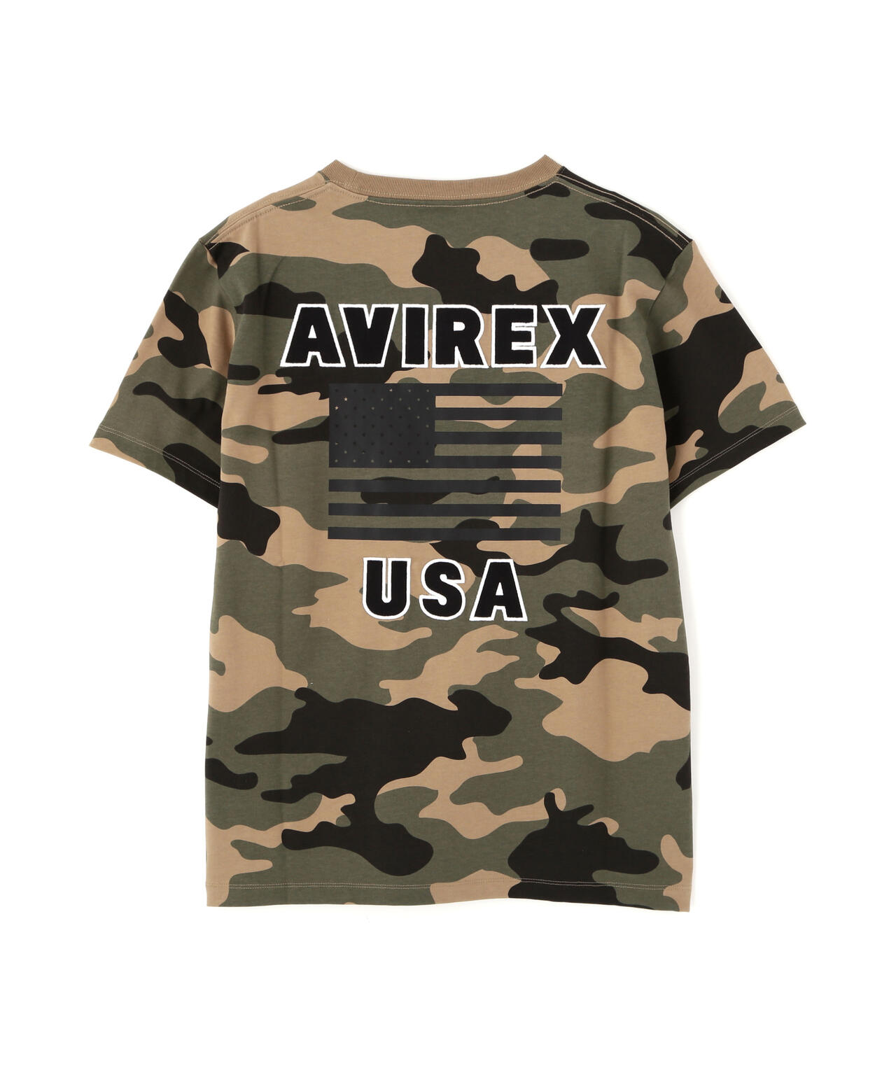 《WEB&DEPOT限定》S/S CREW NECK T STAR SPANGLED BANNER/クルーネック Tシャツ 星条旗