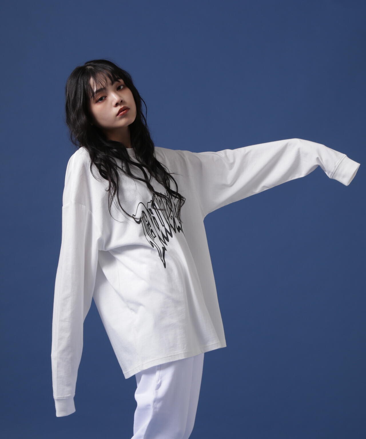 【WEB&DEPOT限定】DankeSchon/ダンケシェーン/DS LST/ロゴロングスリーブT