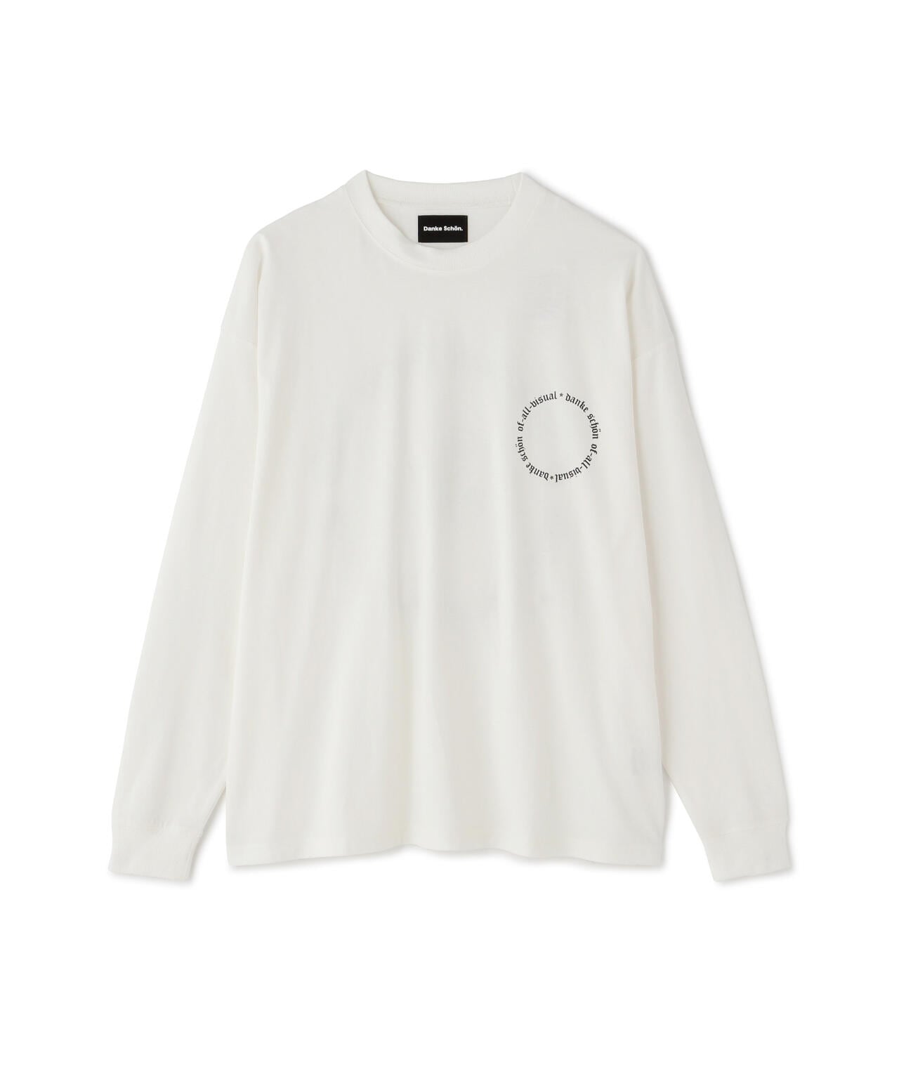 【WEB&DEPOT限定】DankeSchon/ダンケシェーン/A4 LST/サークルロゴ ロングスリーブTシャツ