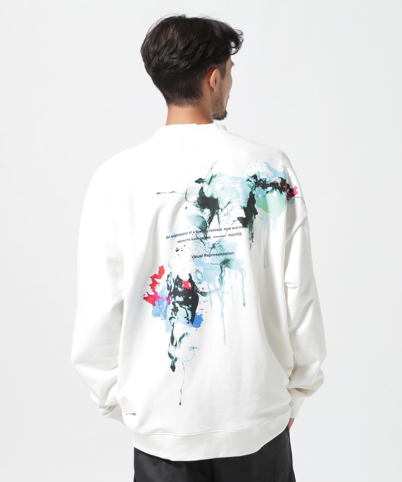 【WEB&DEPOT限定】A4A/エーフォーエー/SPLASH SWEAT CREWNECK/クルーネックスウェット