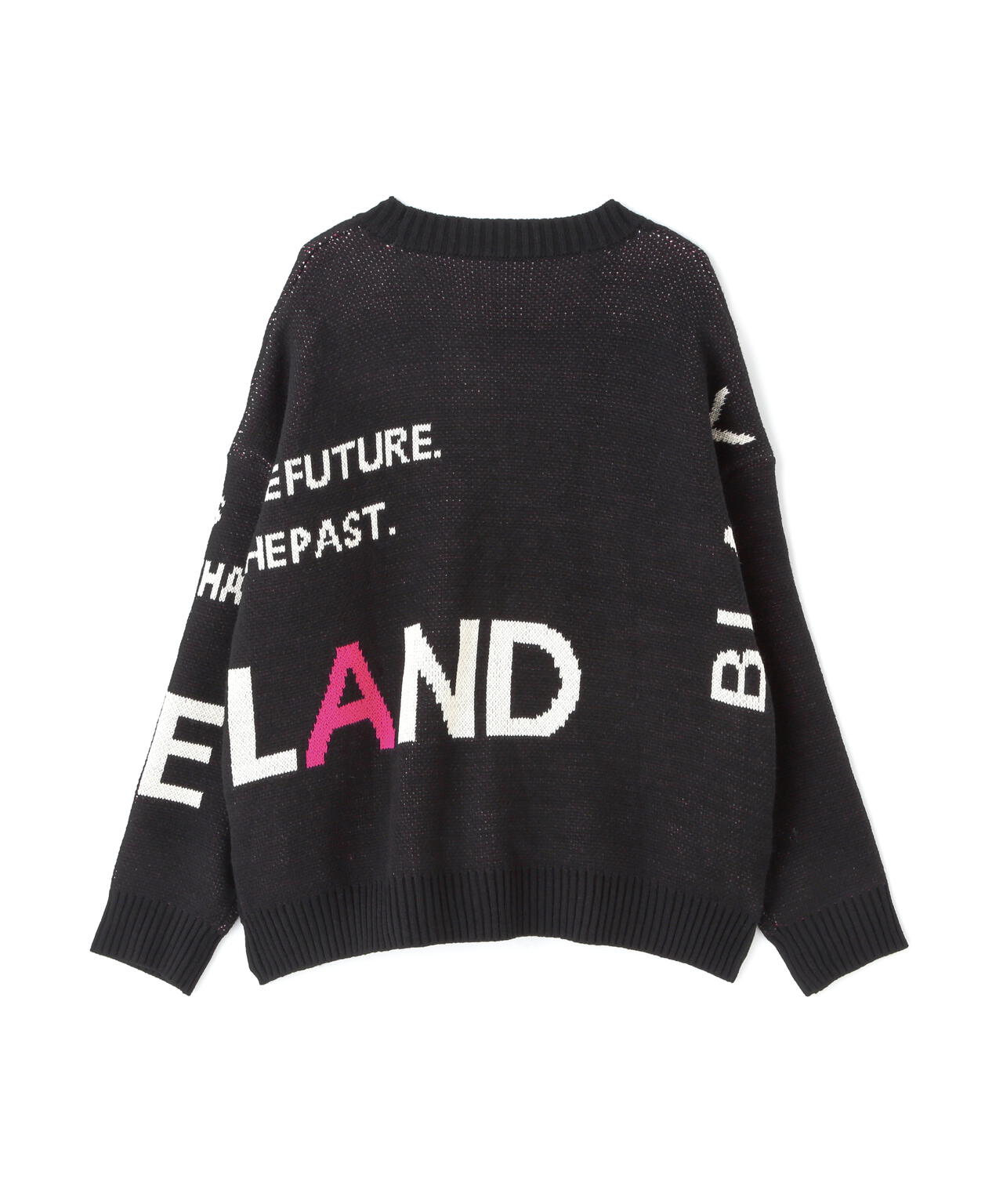 【WEB&DEPOT限定】WHITELAND/ホワイトランド/LOGO CARDIGAN
