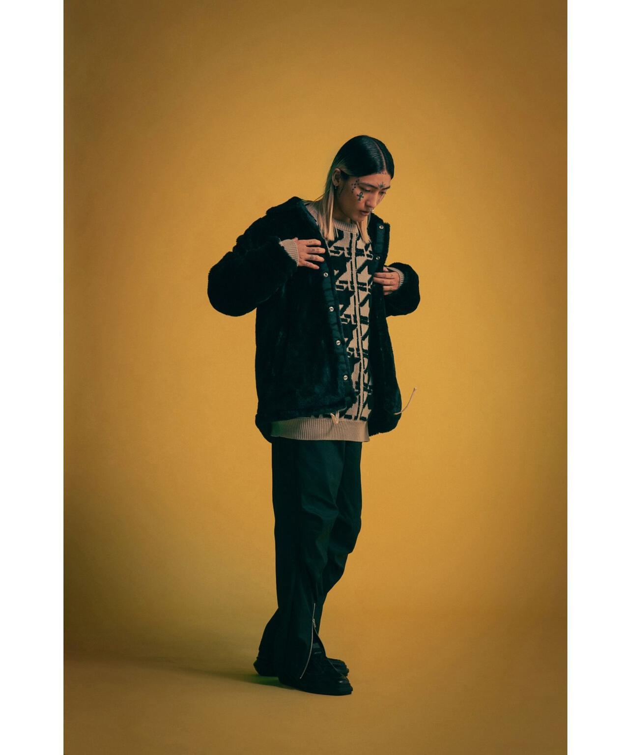 DankeSchon/ダンケシェーン/COATING FRONT ZIP PANTS/コーディネートジップパンツ