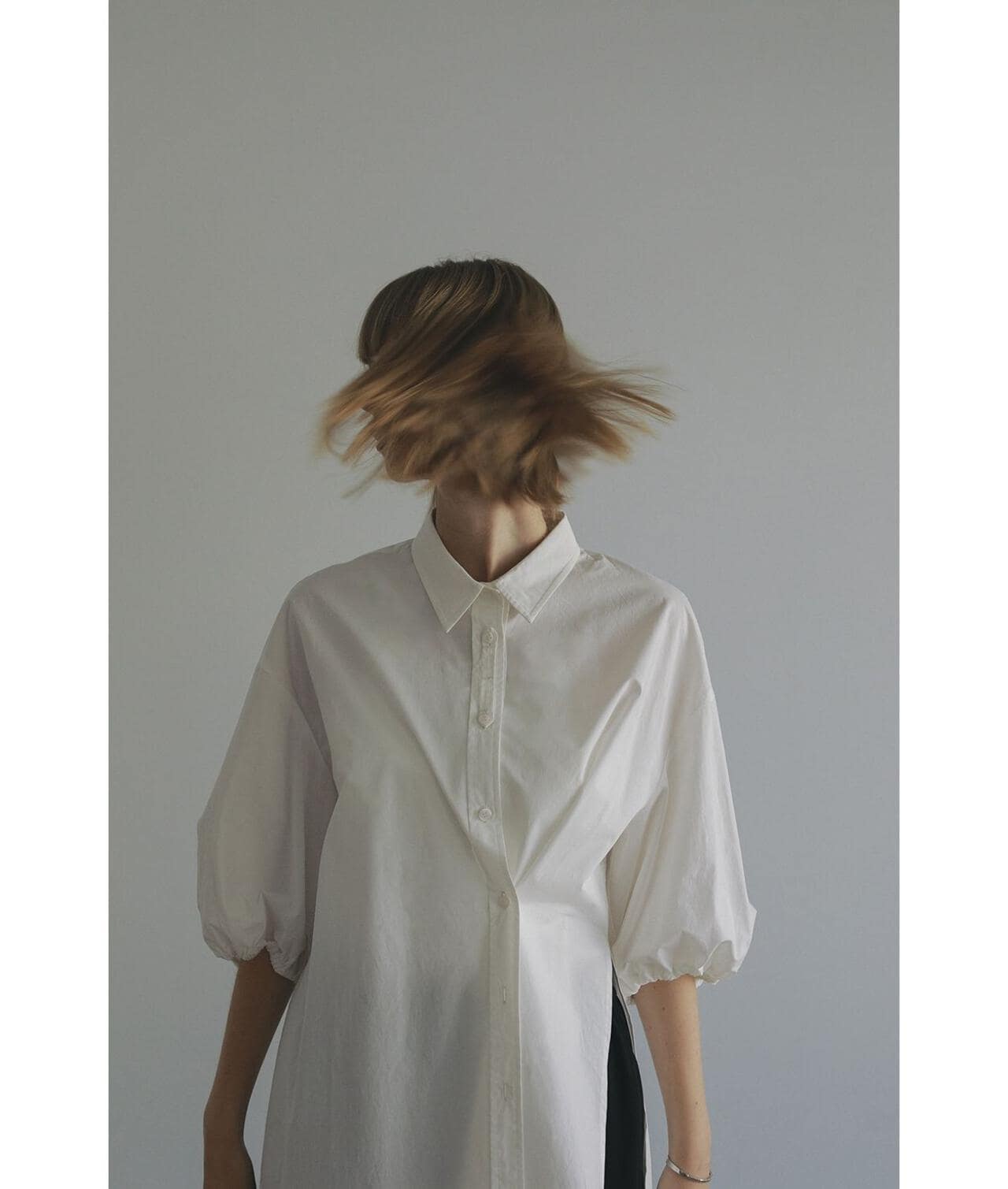 MANOF/マノフ/BALOON SLEEVE SHIRT