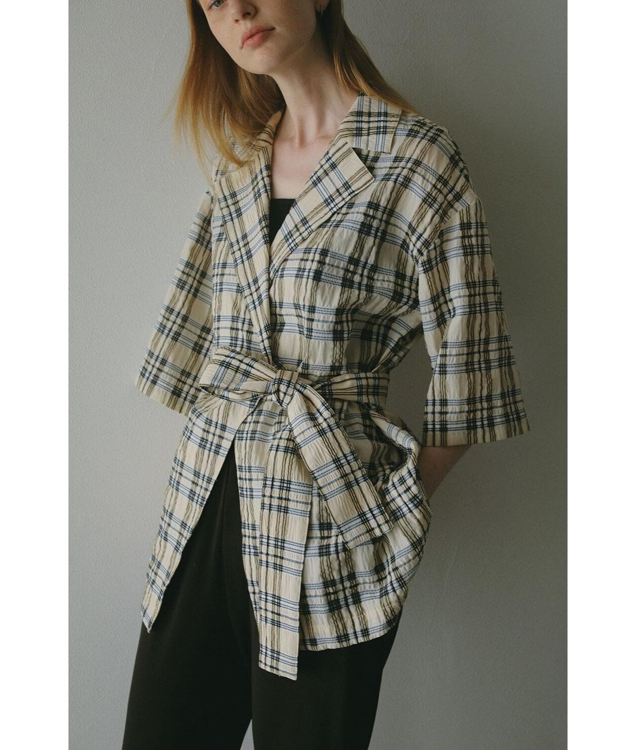 MANOF/マノフ/BELTED SHIRTS JACKET