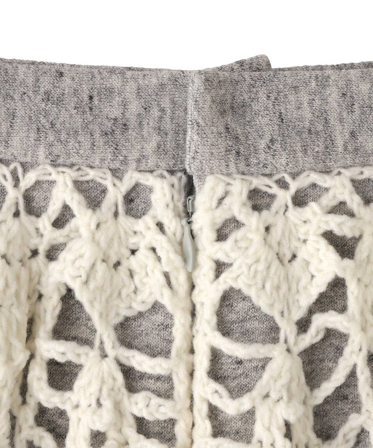(un)decided/アンディサデッド/Complex Gradient Crochet Knit