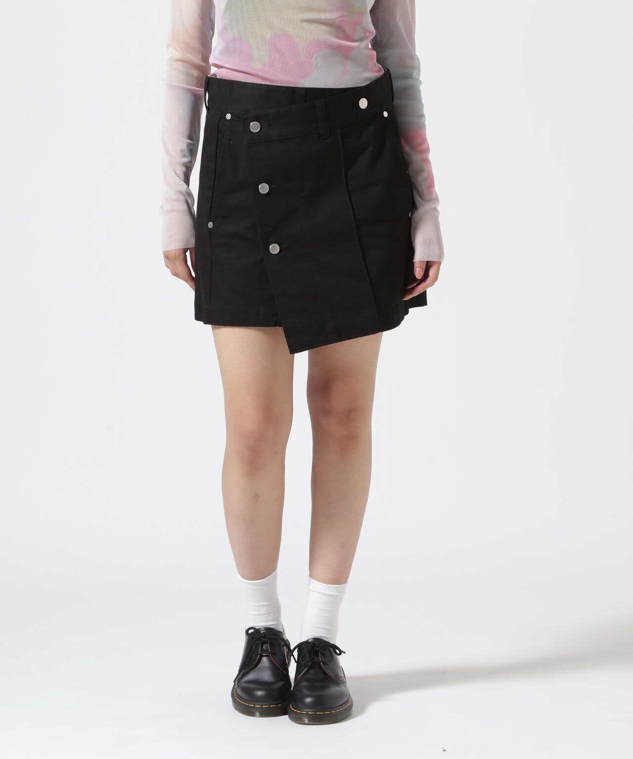 VOLTAGE CONTROL FILTER/ヴォルテージコントロールフィルター/MODIFIED CHINO WRAP SKIRT