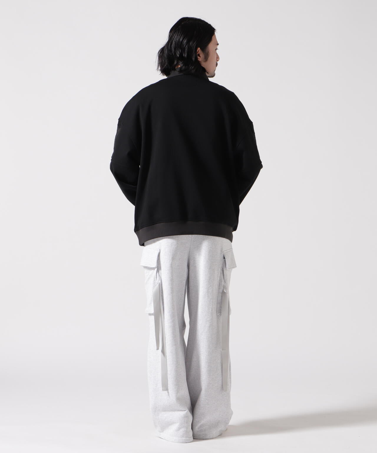 UNKNOWN LONDON/アンノウンロンドン/COLLARED CREWNECK SWEAT