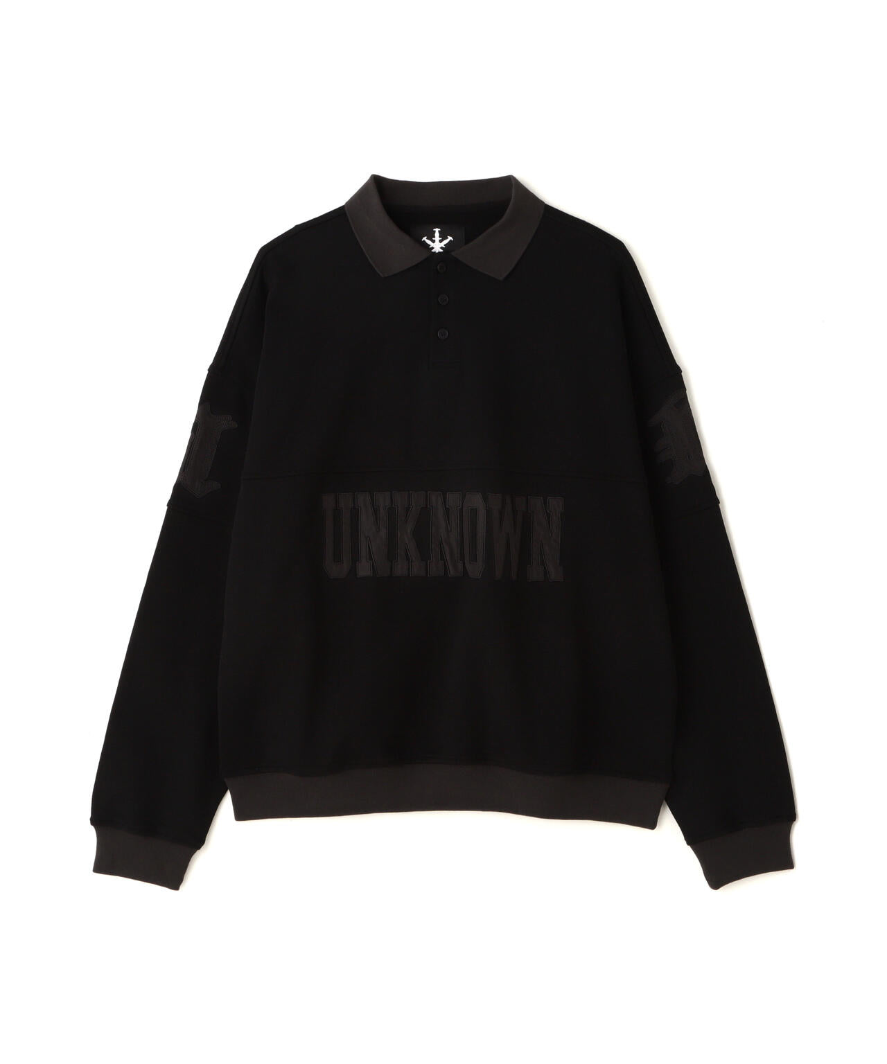 UNKNOWN LONDON/アンノウンロンドン/COLLARED CREWNECK SWEAT