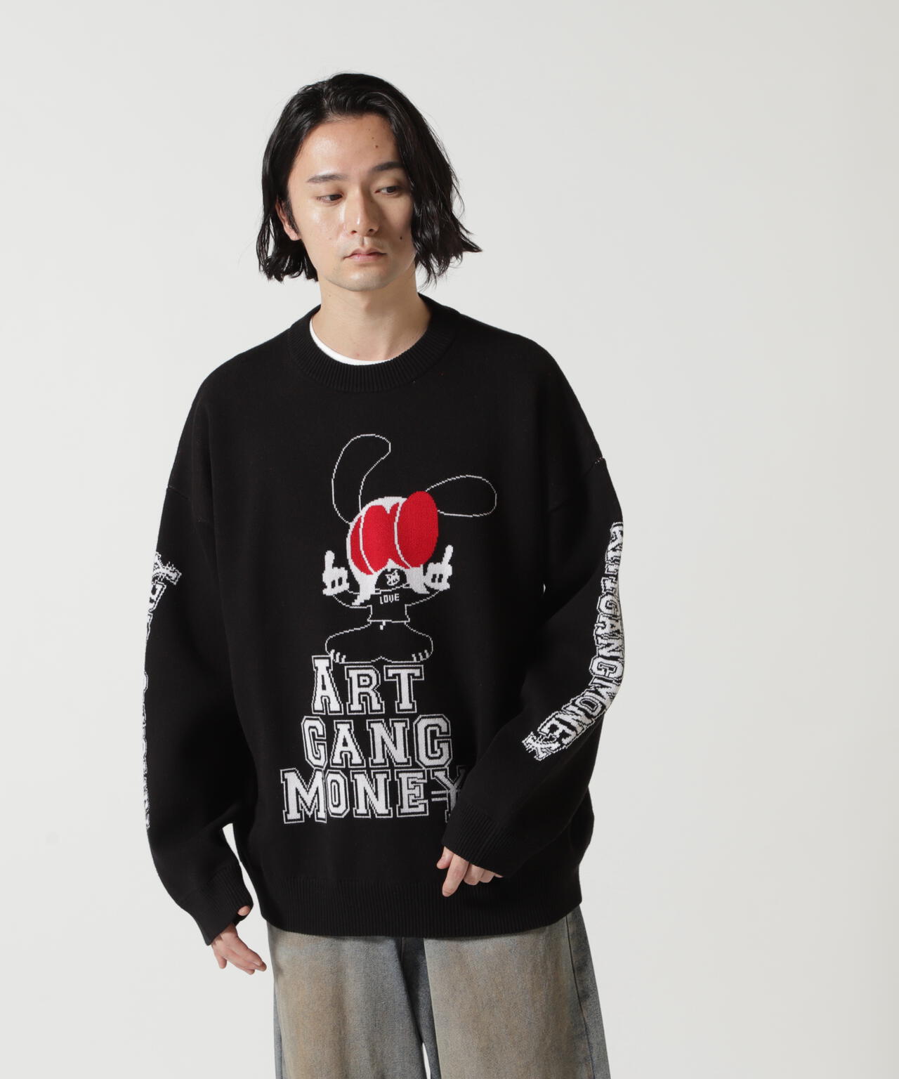 SKOLOCT×WHITELAND/スコロクト×ホワイトランド/FxxK PULL KNIT
