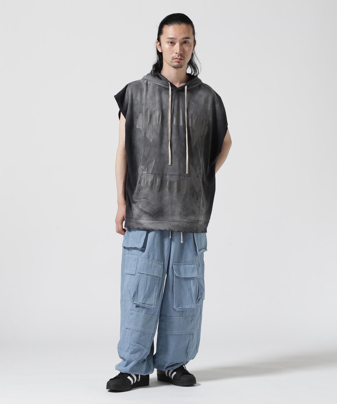 【WEB&DEPOT限定】DankeSchon/ダンケシェーン/MULTI POCKET CARGO
