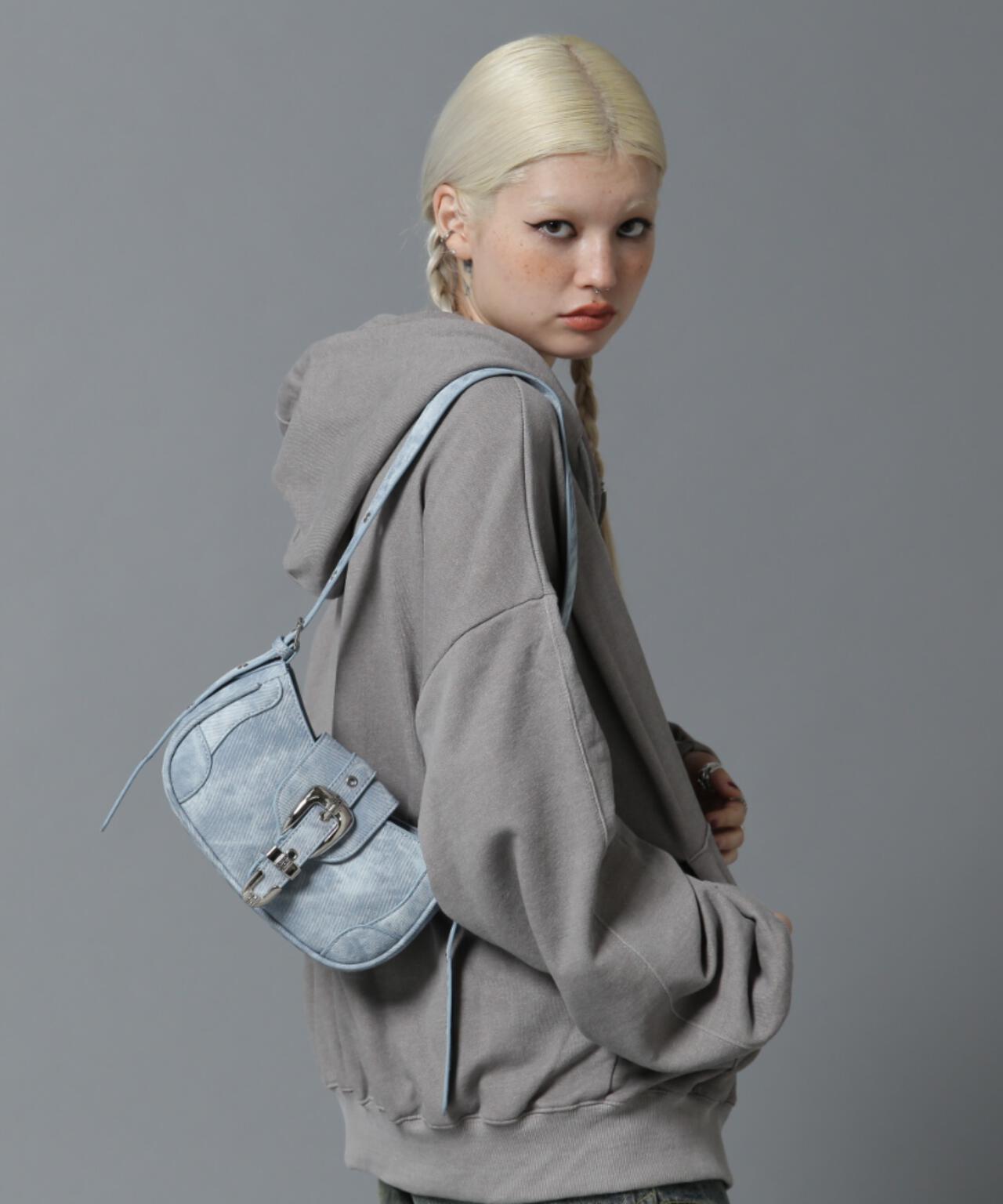 【WEB限定】SIS/エスアイエス/バックルベルトハンドバッグ