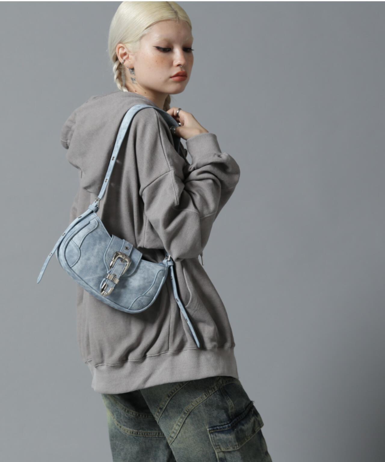 【WEB限定】SIS/エスアイエス/バックルベルトハンドバッグ