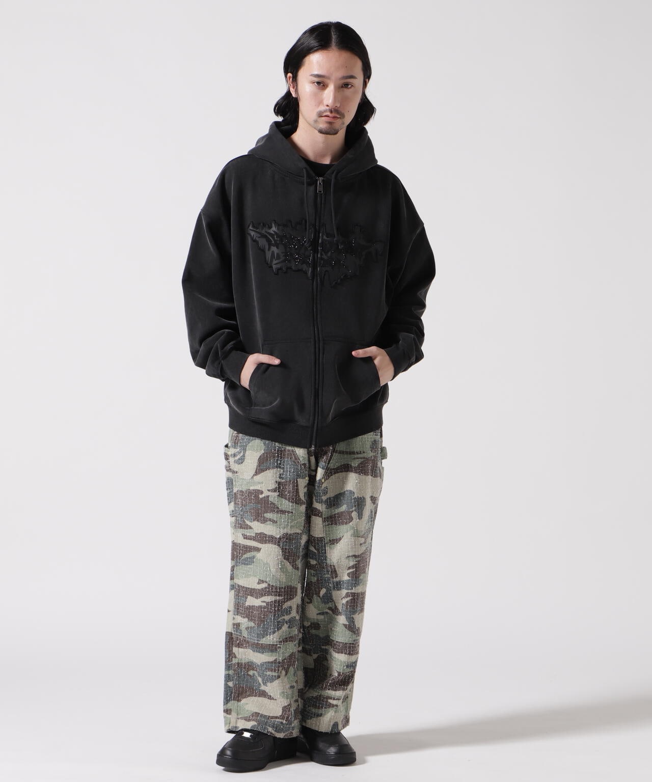 WHITELAND/ホワイトランド/CAMO DOUBLE KNEE PANTS