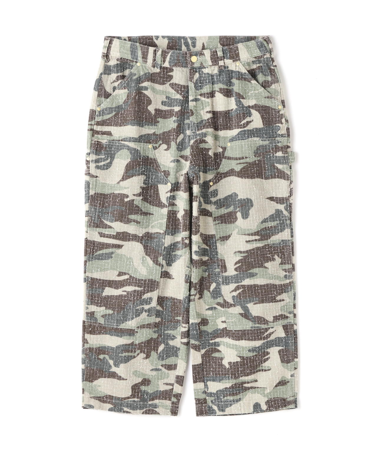 WHITELAND/ホワイトランド/CAMO DOUBLE KNEE PANTS