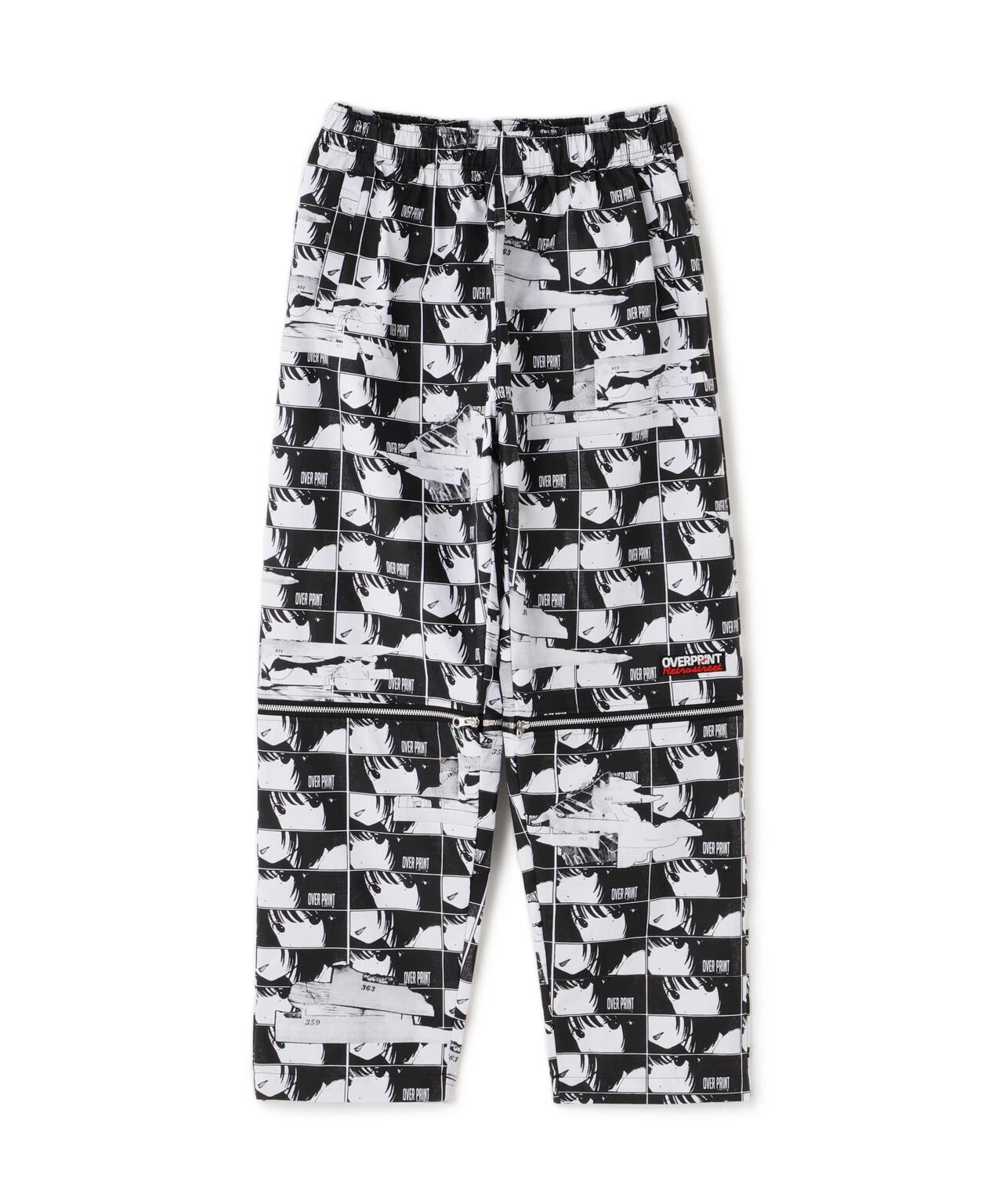overprint/オーバープリント/FACE KNEE ZIP PANTS
