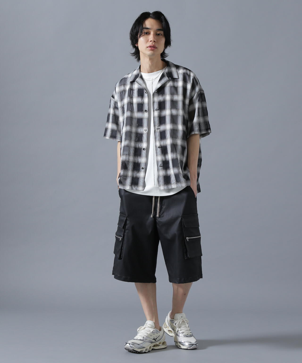 DankeSchon/ダンケシェーン/SIZZLE CHECK S/S SHIRTS