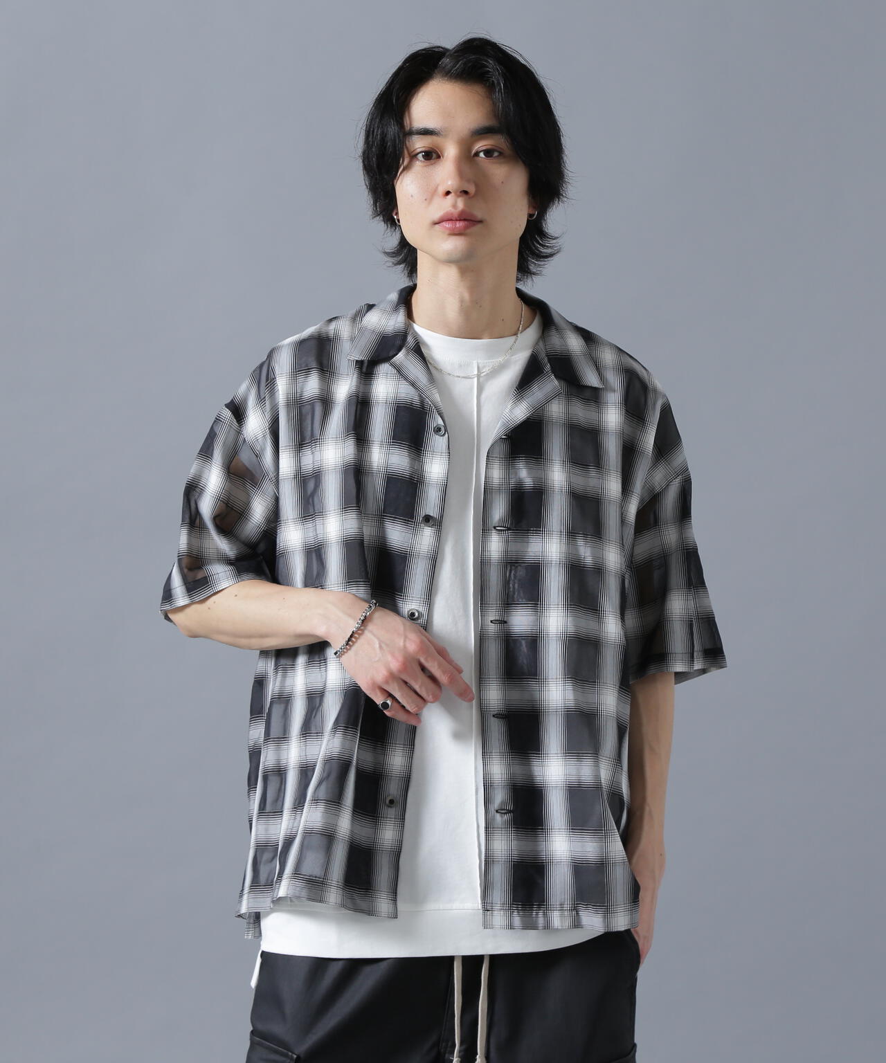 DankeSchon/ダンケシェーン/SIZZLE CHECK S/S SHIRTS