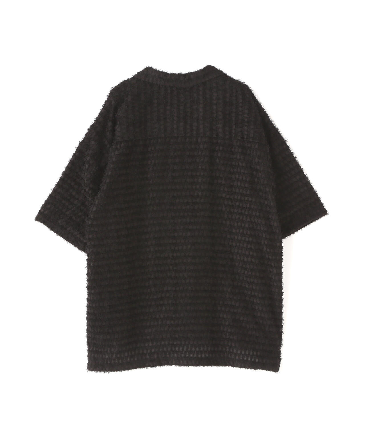 DankeSchon/ダンケシェーン/SHEER SHAGGY JACQUARED S/S SHIRTS
