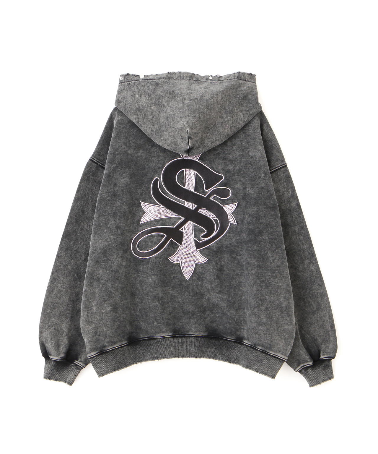 SUPPLIER/サプライヤー/【LHP EXCLUSIVE】VINTAGE WASH PIERCED ZIP HOODIE